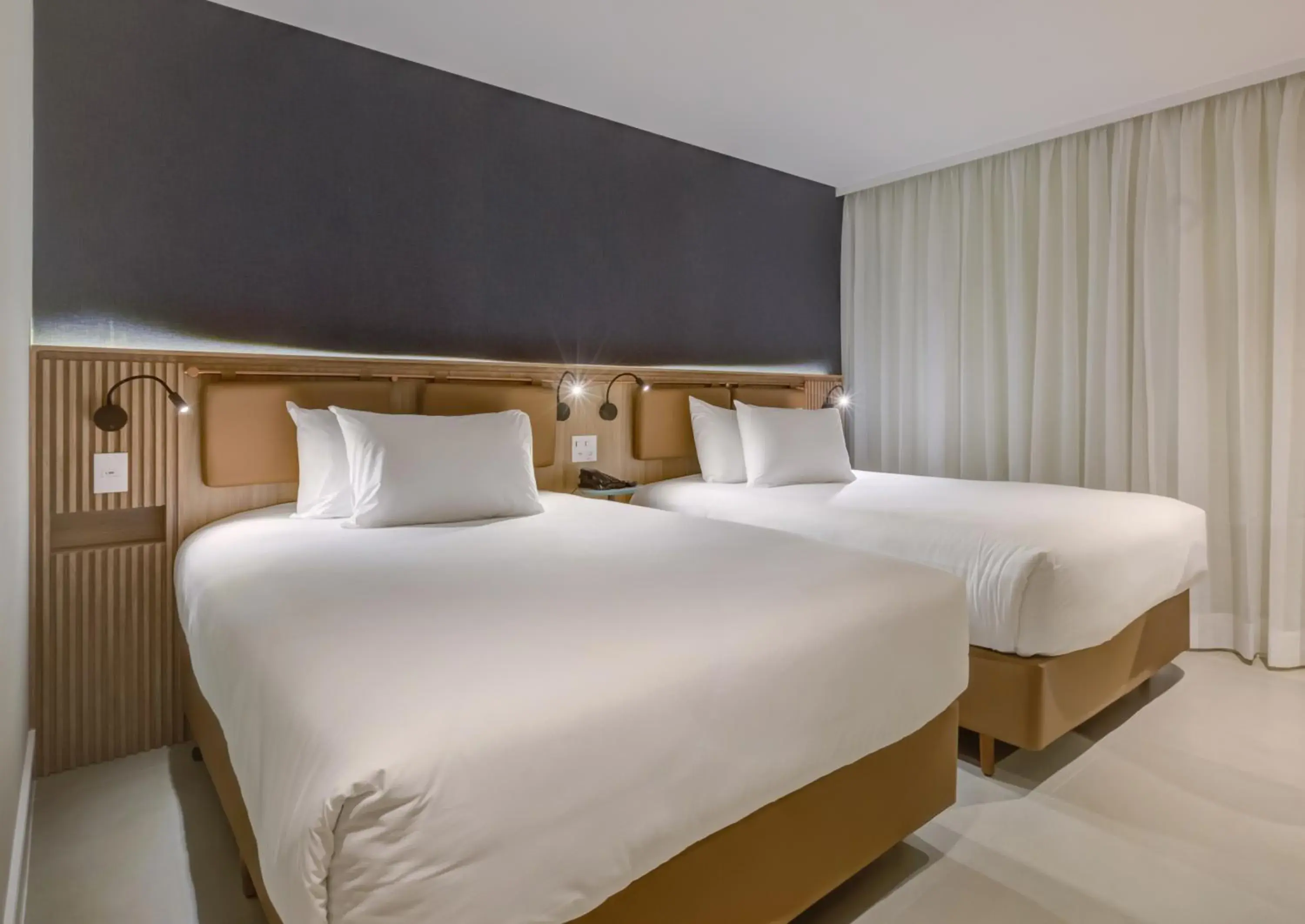 Twin Room with Garden View in Hilton Garden Inn São José do Rio Preto Twin Room with Garden View in Hilton Garden Inn São José do Rio Preto