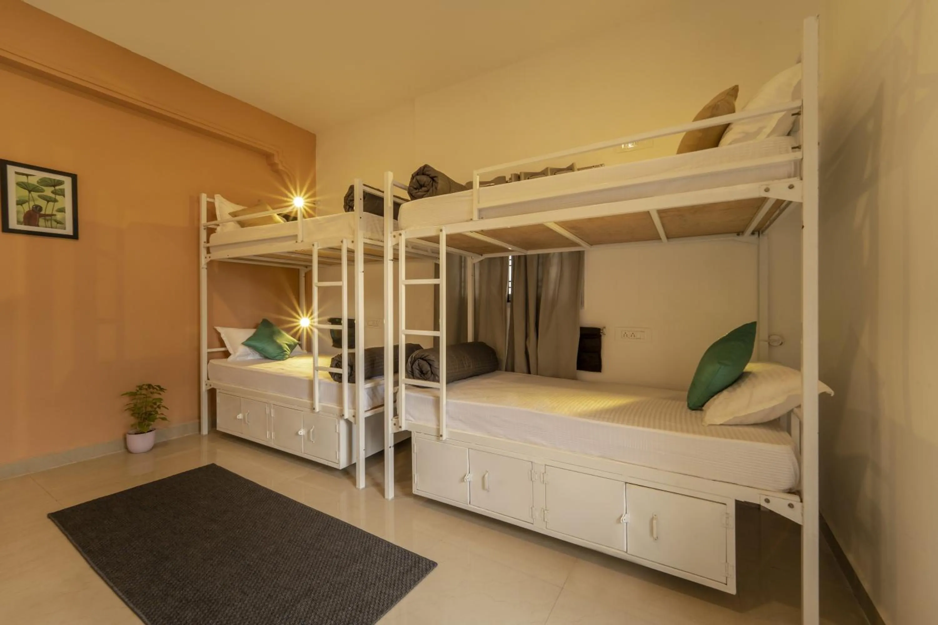 Bed in Zostel Hyderabad