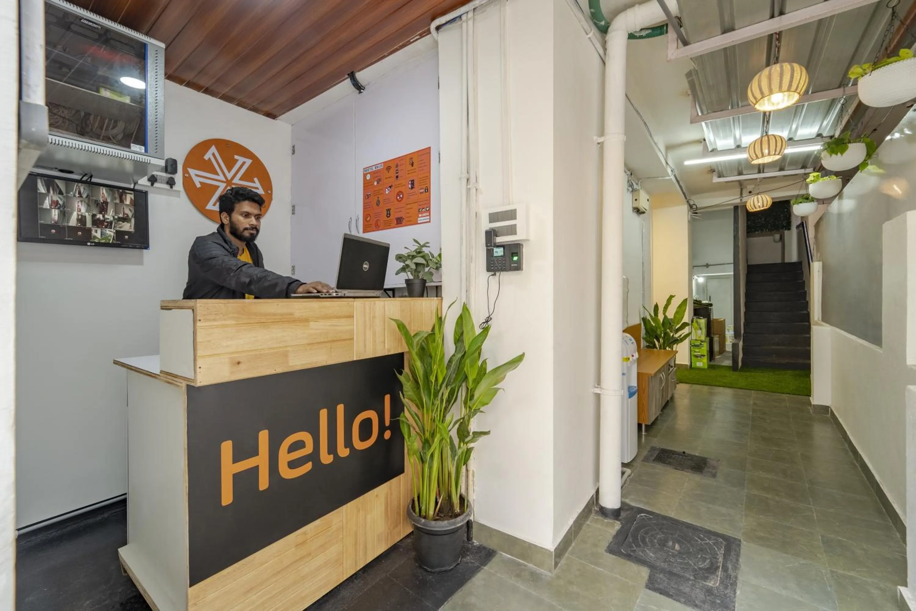 Staff in Zostel Hyderabad