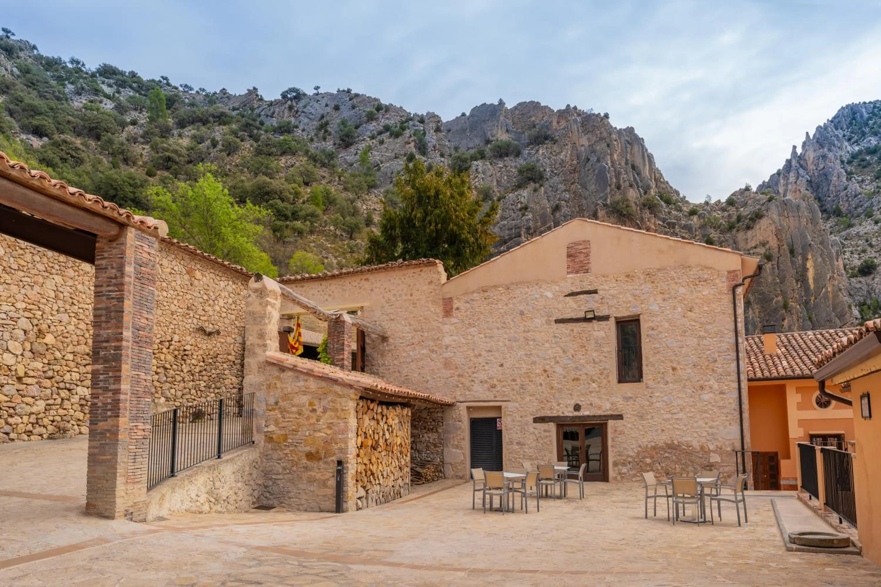 Natural landscape in Hotel de La Trucha
