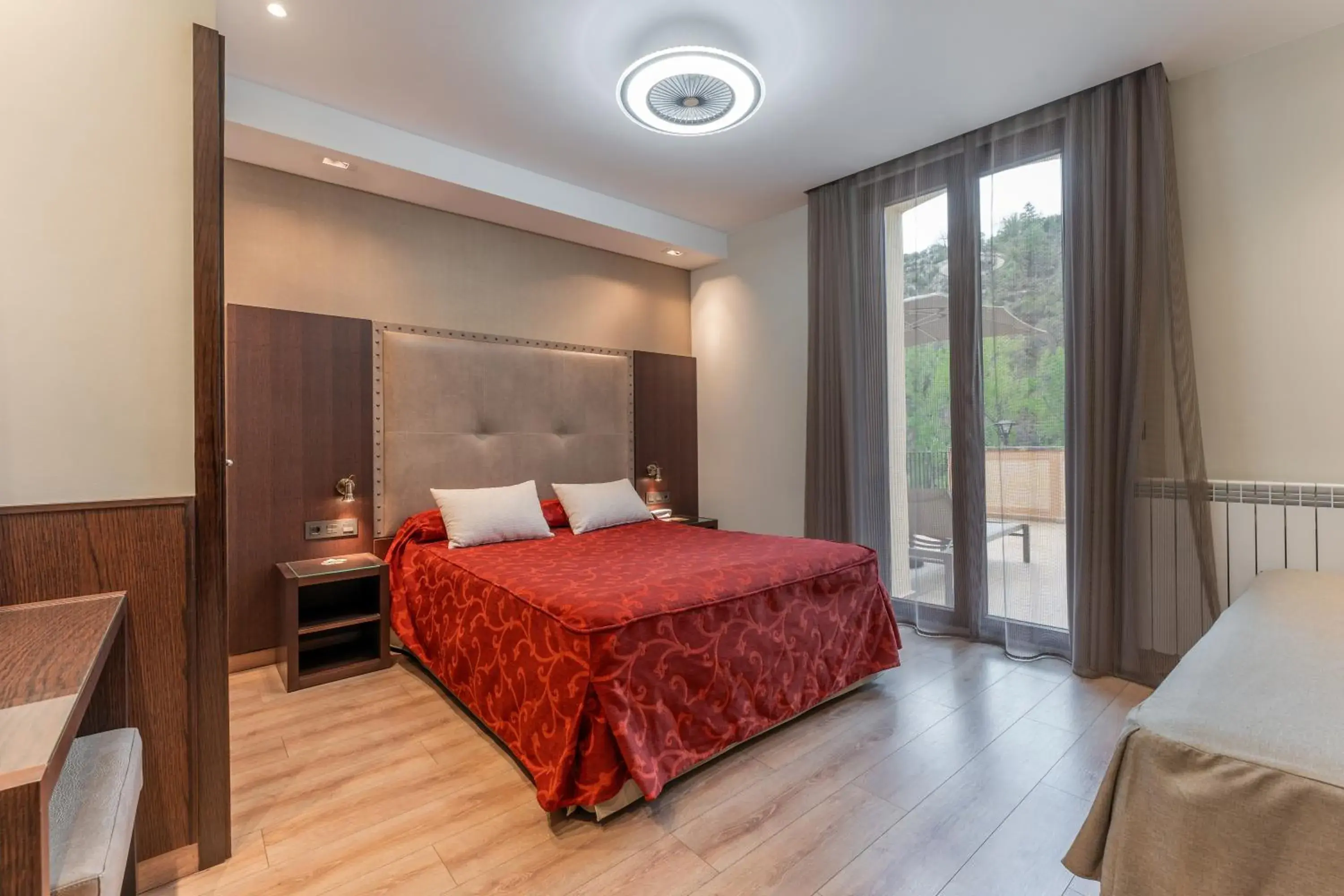 Bedroom, Bed in Hotel de La Trucha Bedroom, Bed in Hotel de La Trucha