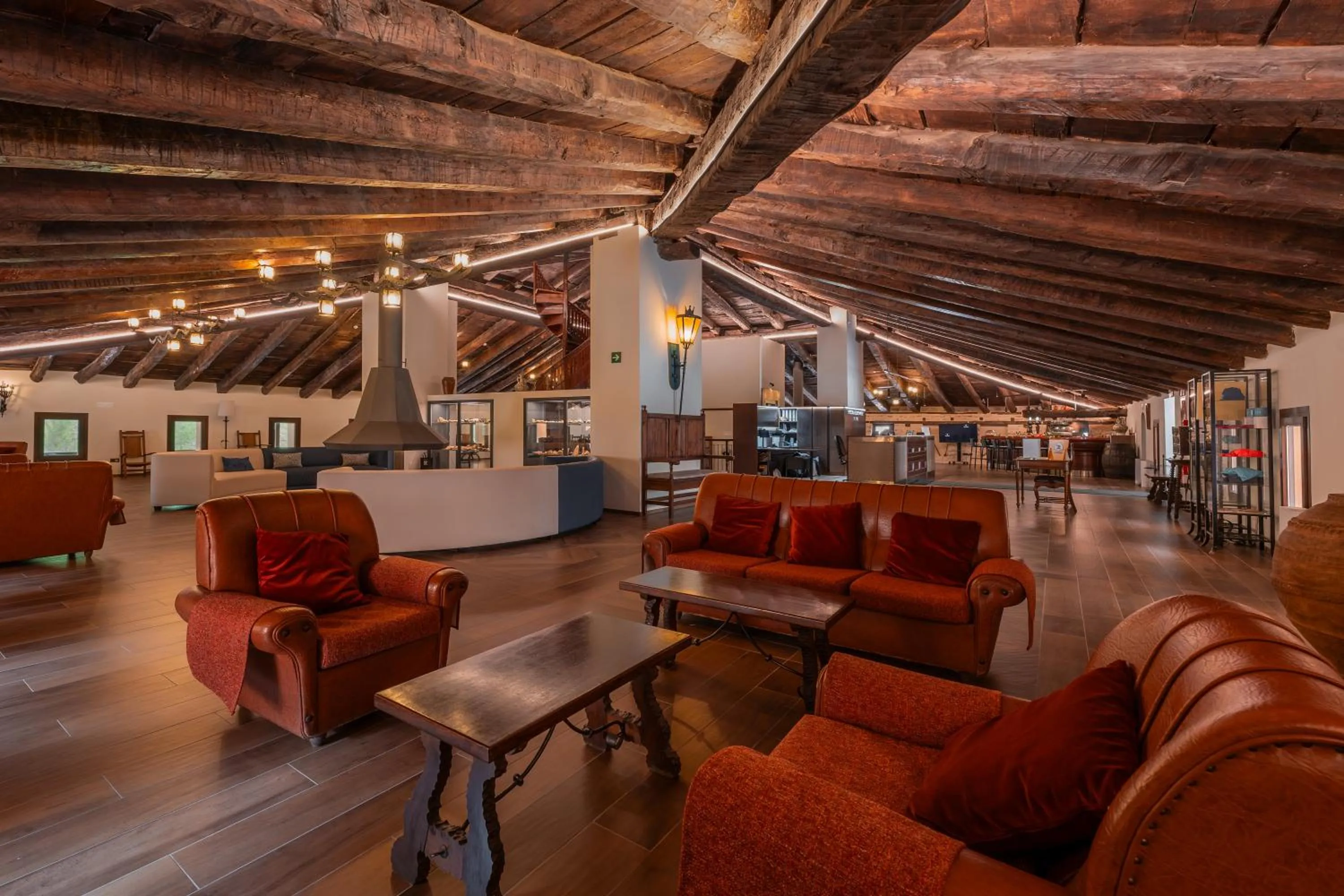 Communal lounge/ TV room in Hotel de La Trucha