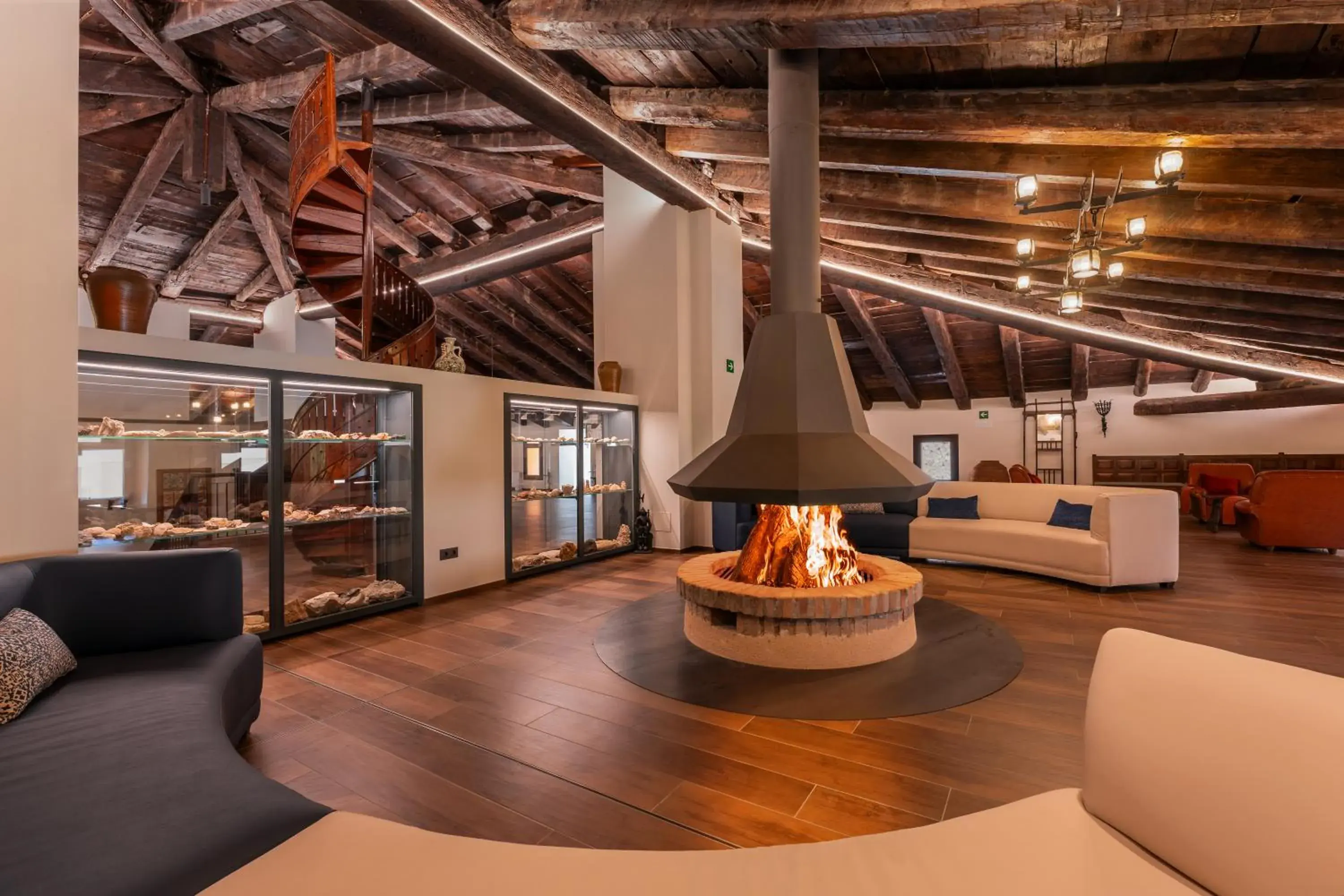 Living room in Hotel de La Trucha Living room in Hotel de La Trucha