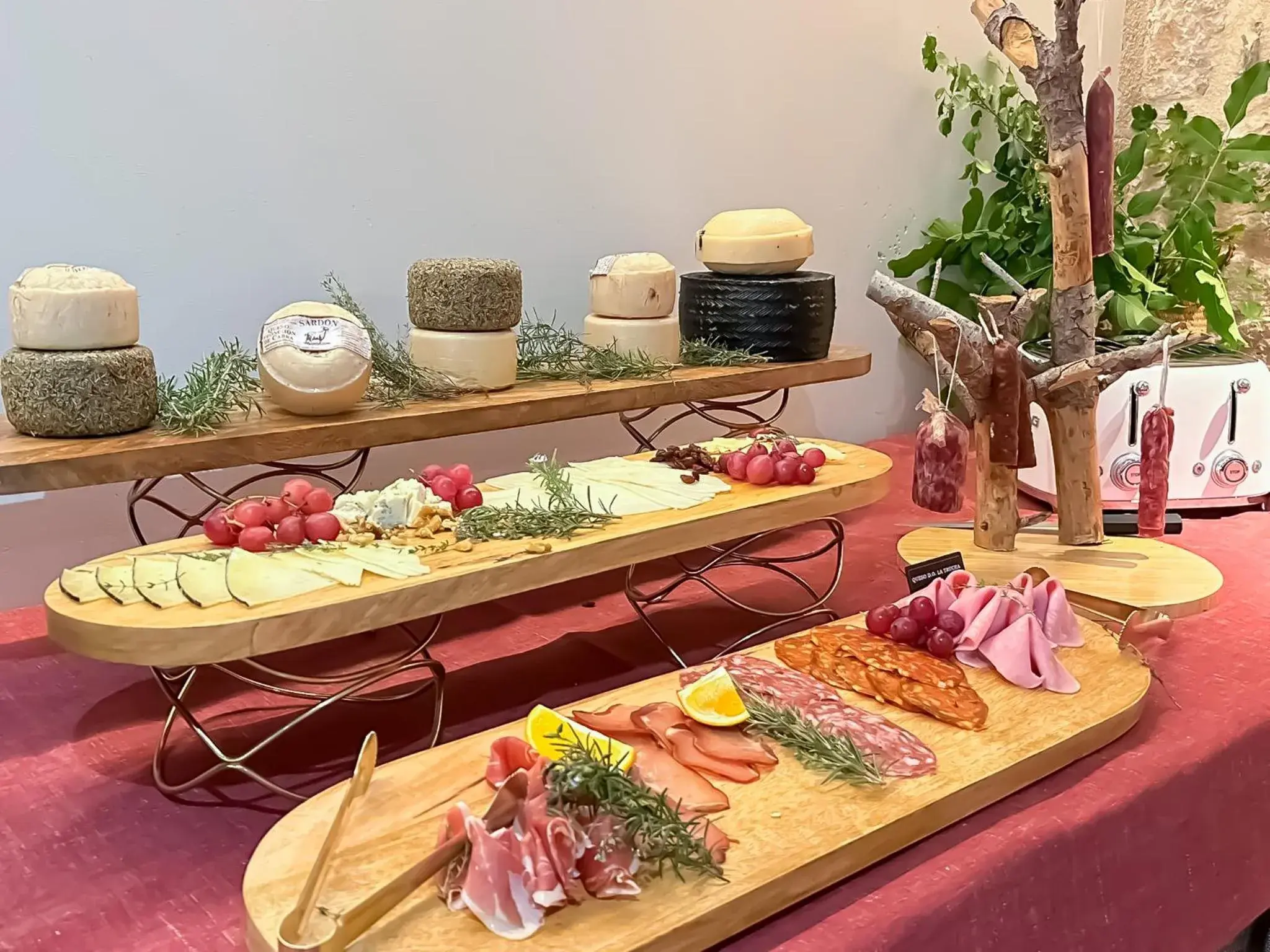 Buffet breakfast in Hotel de La Trucha Buffet breakfast in Hotel de La Trucha