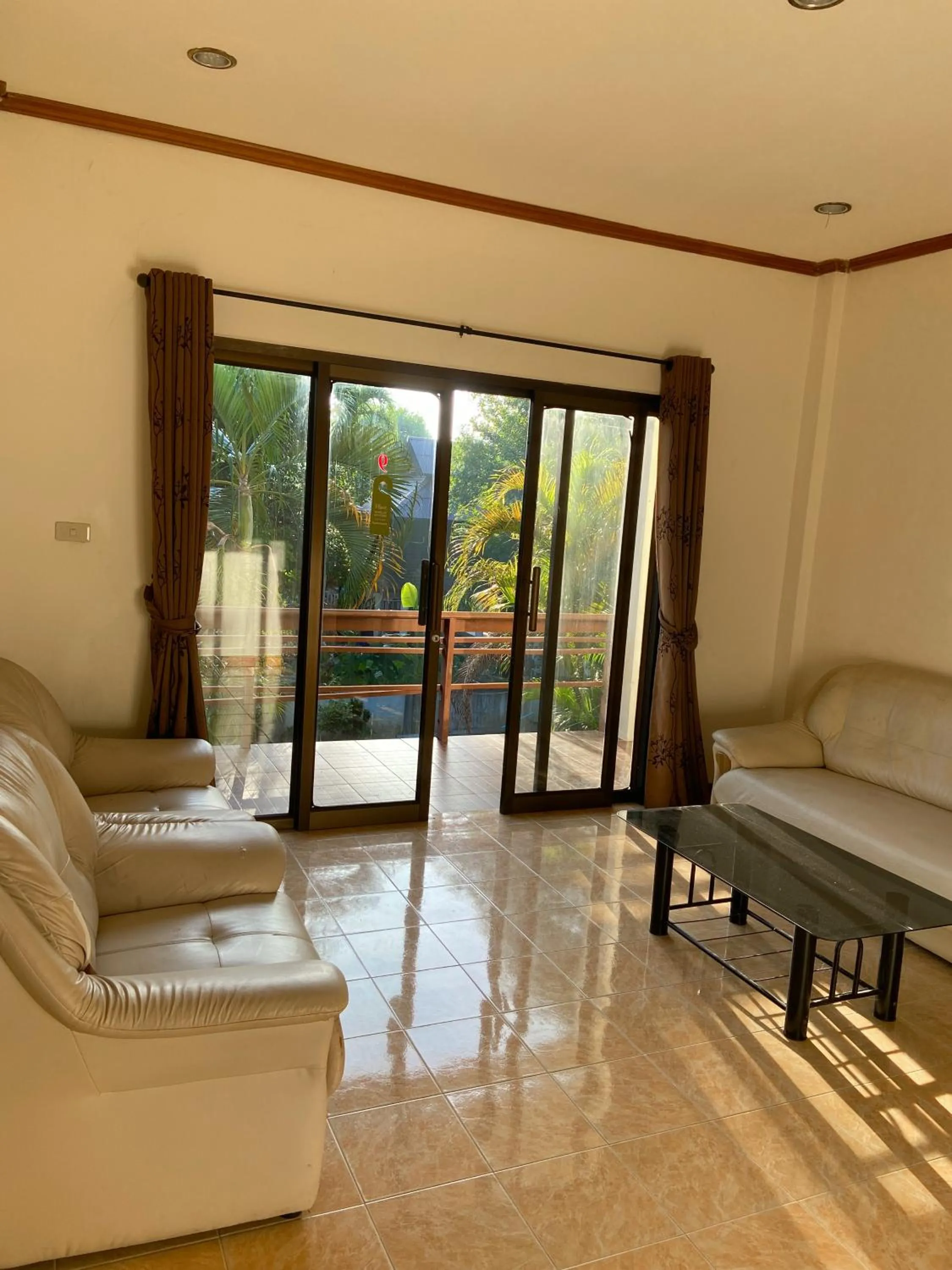 Balcony/Terrace in Baan srinimit Apartment