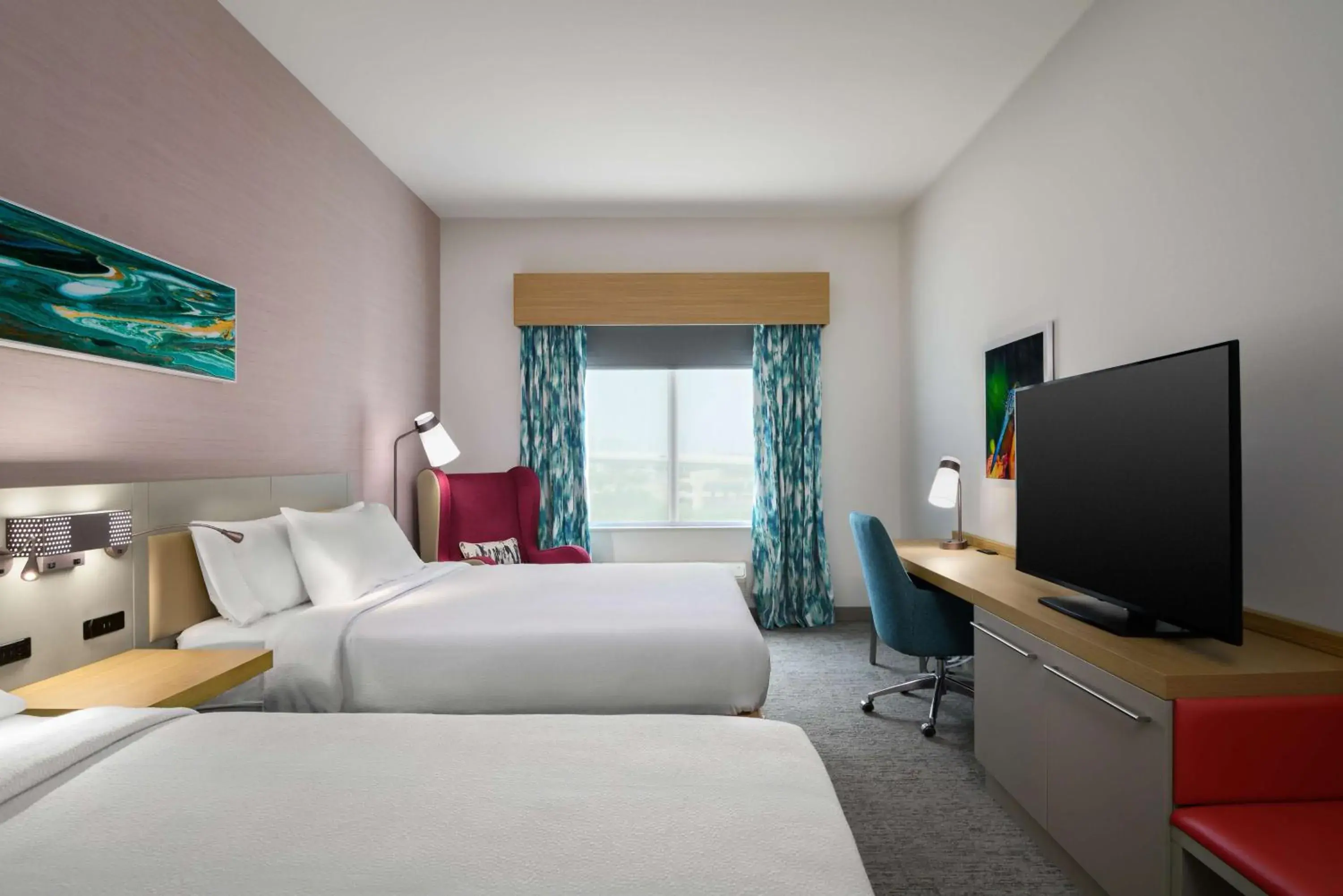 Queen Room with Two Queen Beds and Scenic View in Hilton Garden Inn Orlando I-4 Millenia Blvd Mall Queen Room with Two Queen Beds and Scenic View in Hilton Garden Inn Orlando I-4 Millenia Blvd Mall