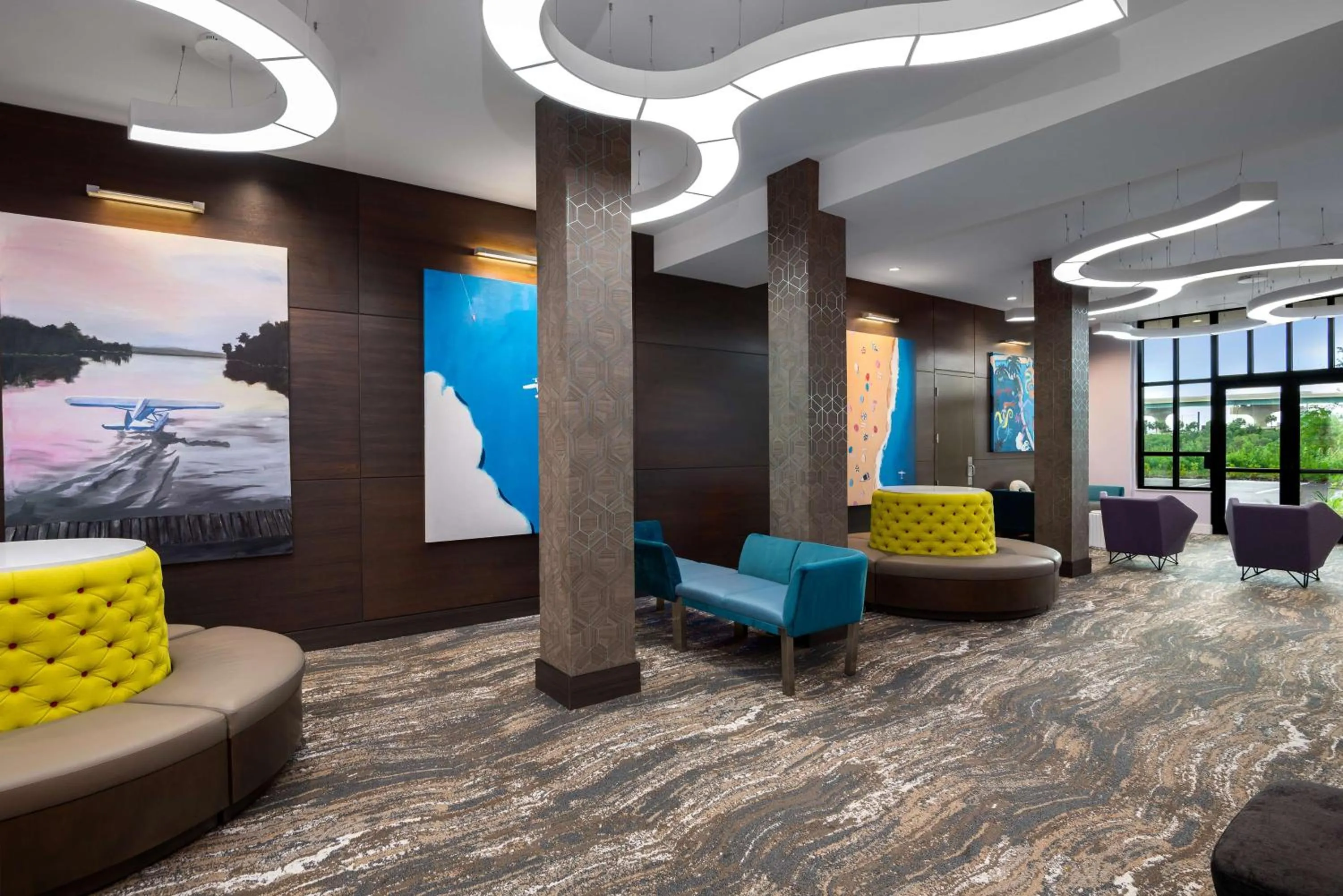 Lobby or reception in Hilton Garden Inn Orlando I-4 Millenia Blvd Mall