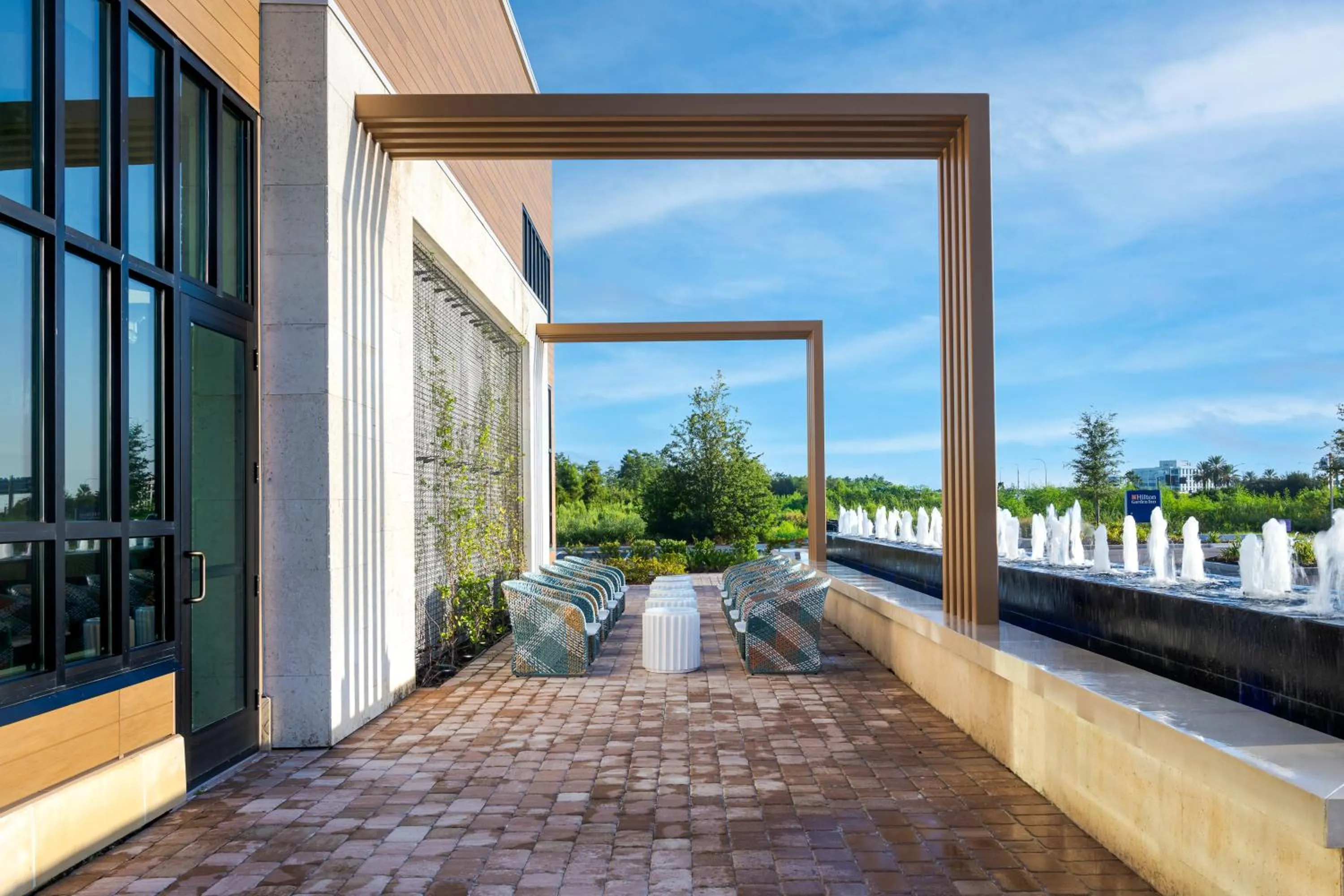 Balcony/Terrace in Hilton Garden Inn Orlando I-4 Millenia Blvd Mall