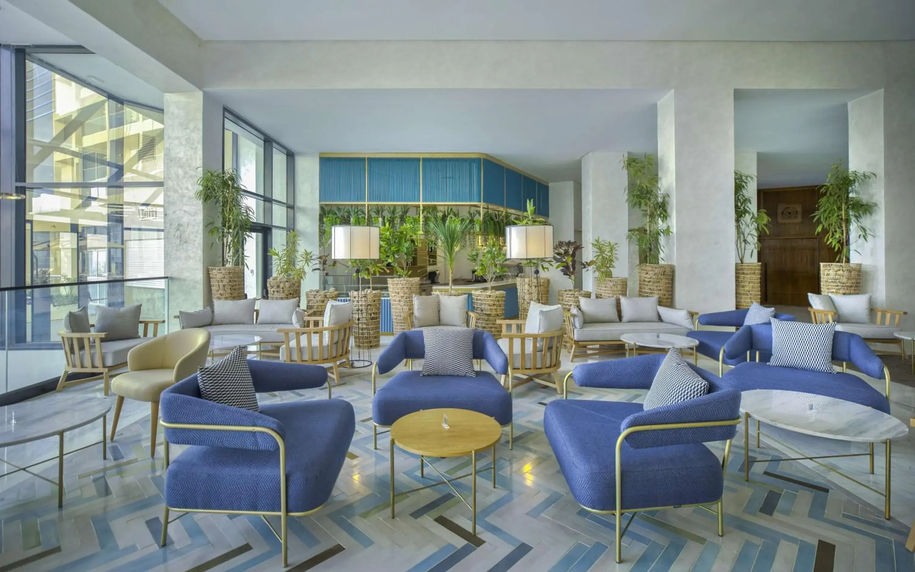 Lobby or reception in Hilton Skanes Monastir Beach Resort Lobby or reception in Hilton Skanes Monastir Beach Resort