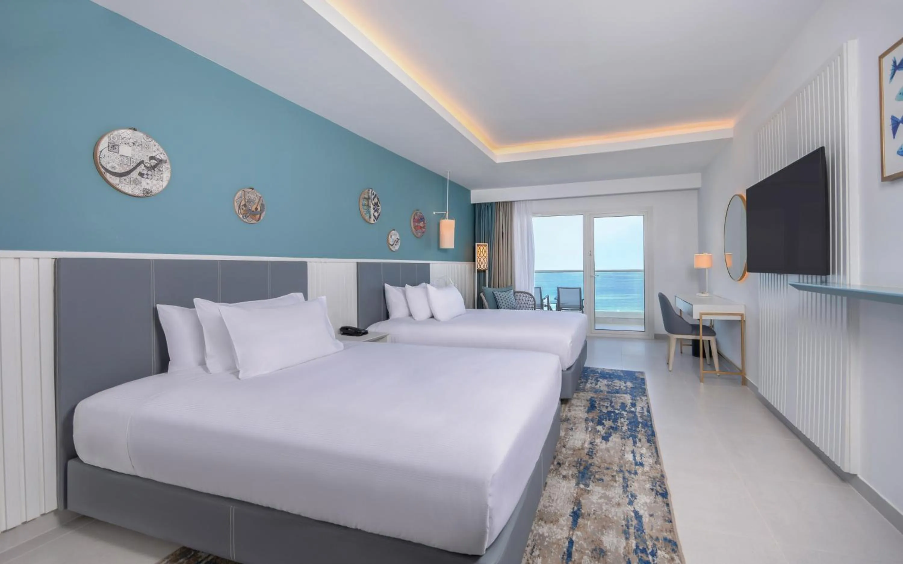 Bed in Hilton Skanes Monastir Beach Resort