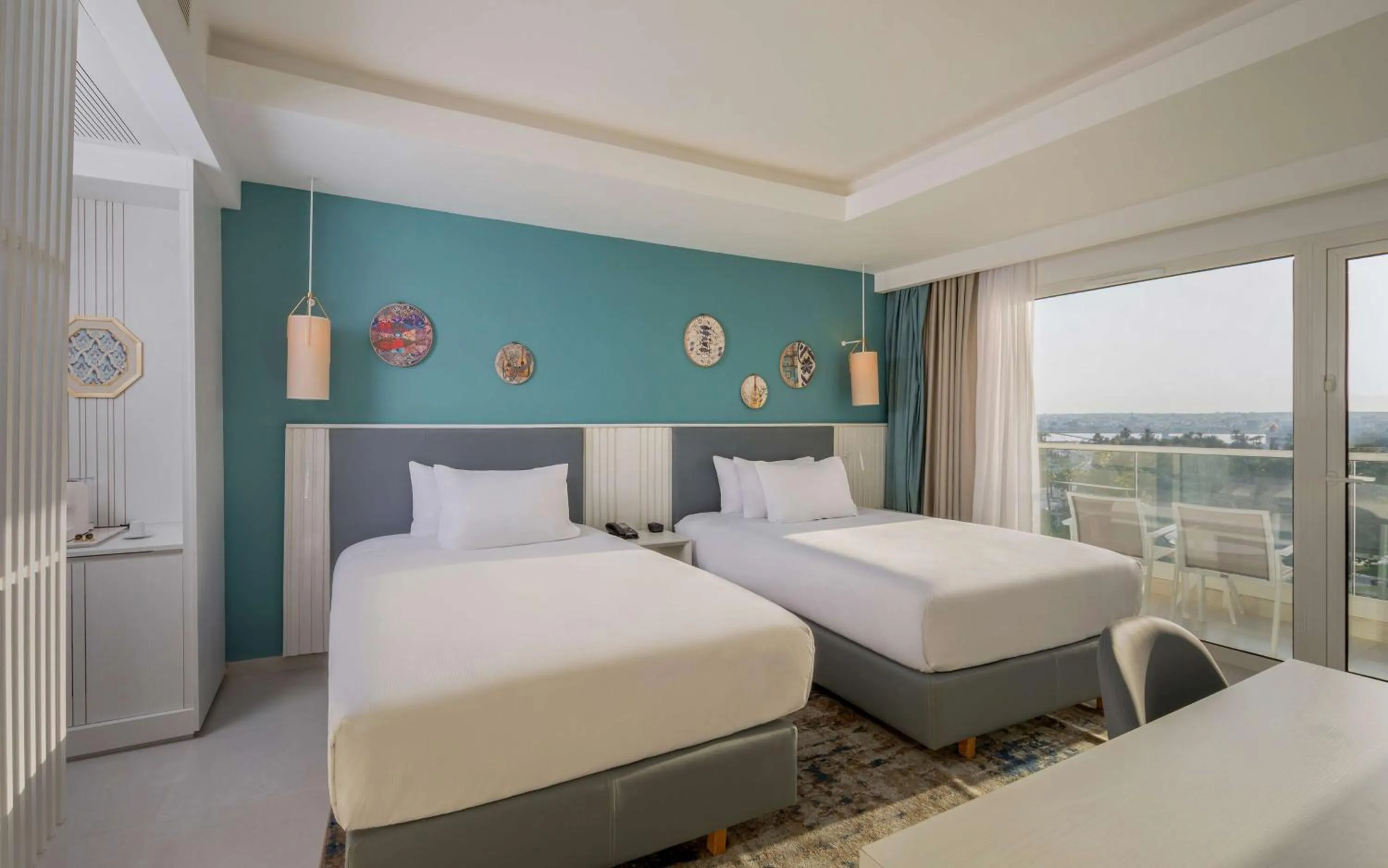 Bedroom, Bed in Hilton Skanes Monastir Beach Resort