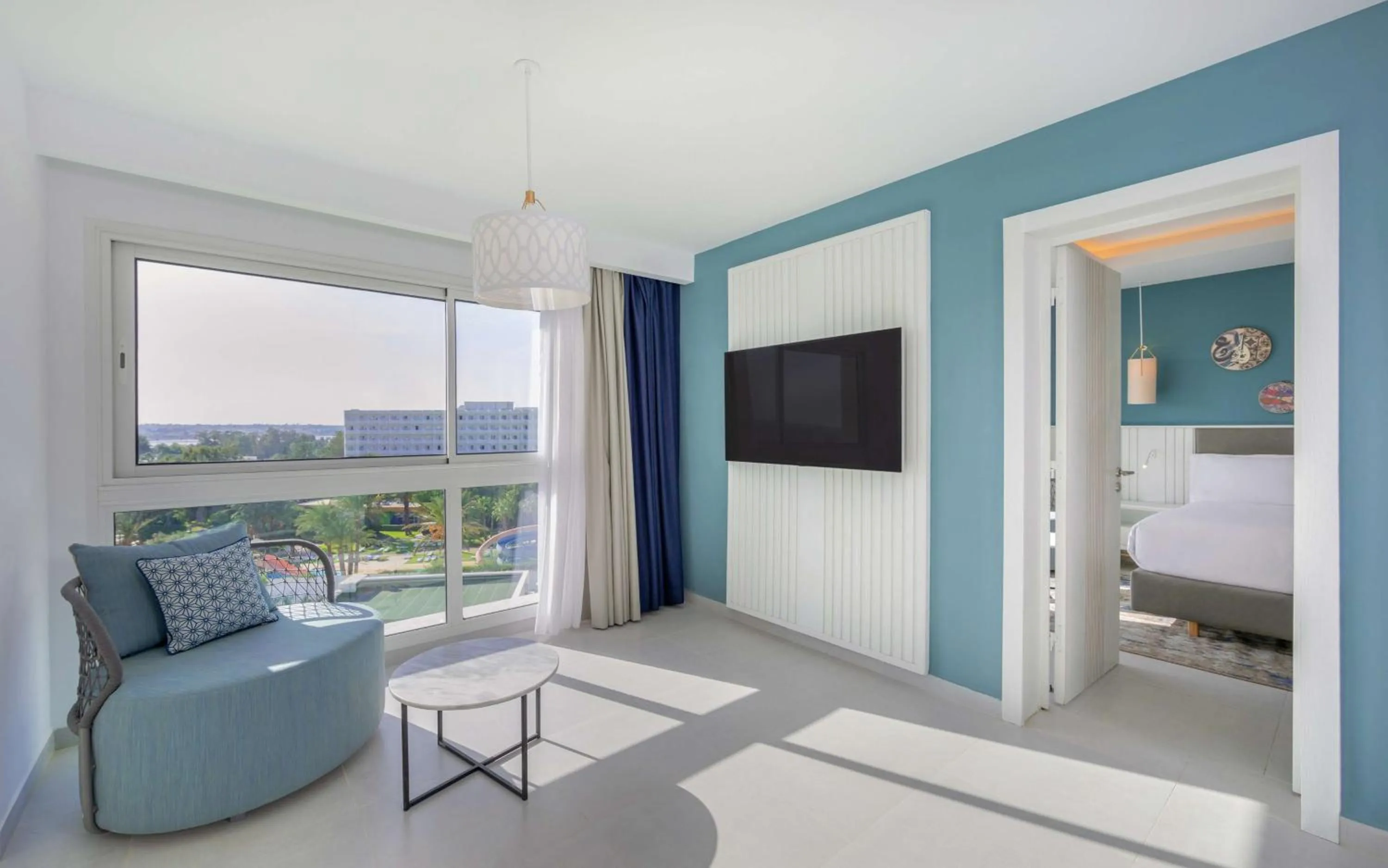 Bedroom, Bed in Hilton Skanes Monastir Beach Resort