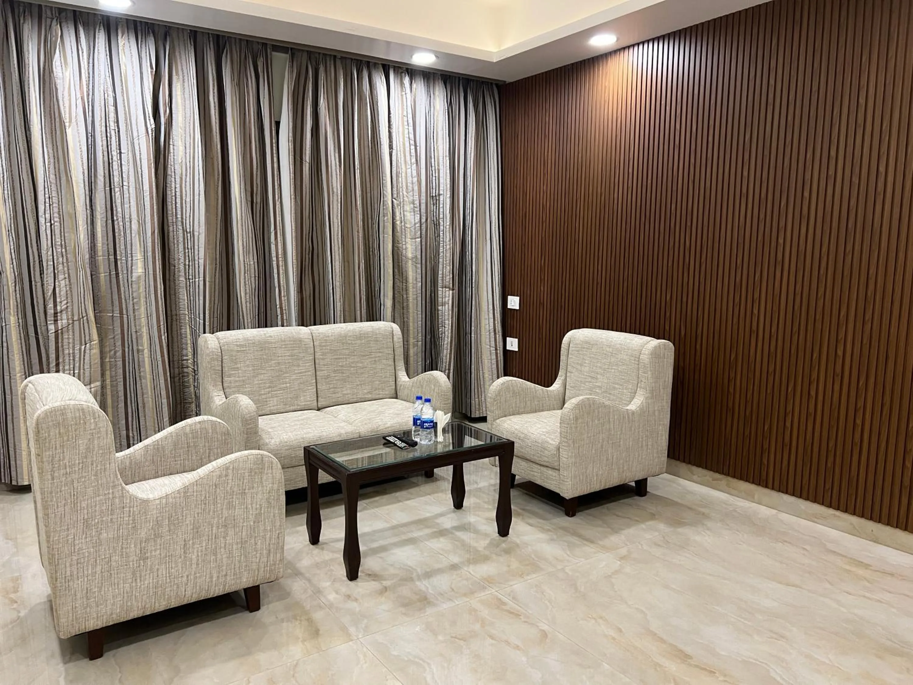 Seating area in Anukulas Residency - Vellore
