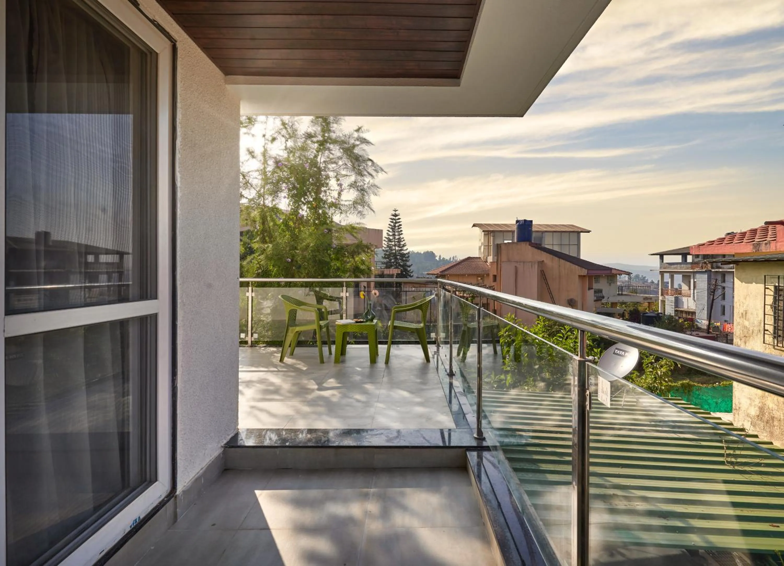 View (from property/room) in Drizzle Resort with Swimming pool Near Maapro Garden