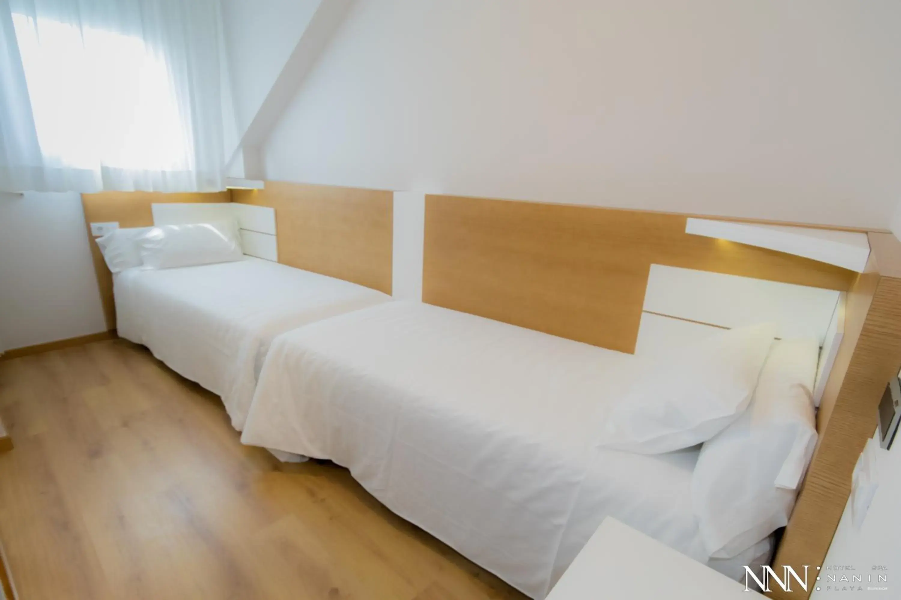 Bed in Hotel Spa Nanin Playa Bed in Hotel Spa Nanin Playa