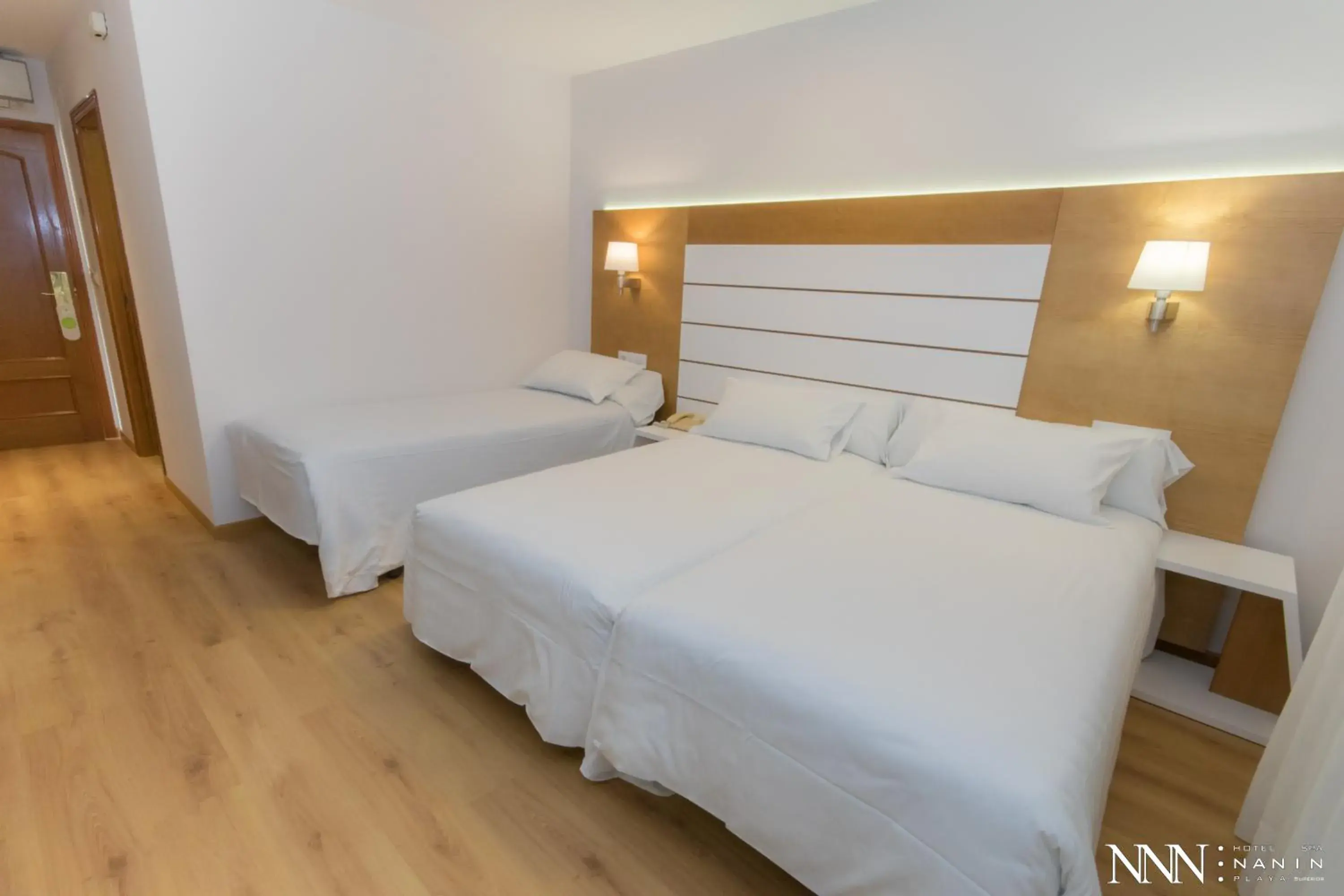 Bed in Hotel Spa Nanin Playa Bed in Hotel Spa Nanin Playa