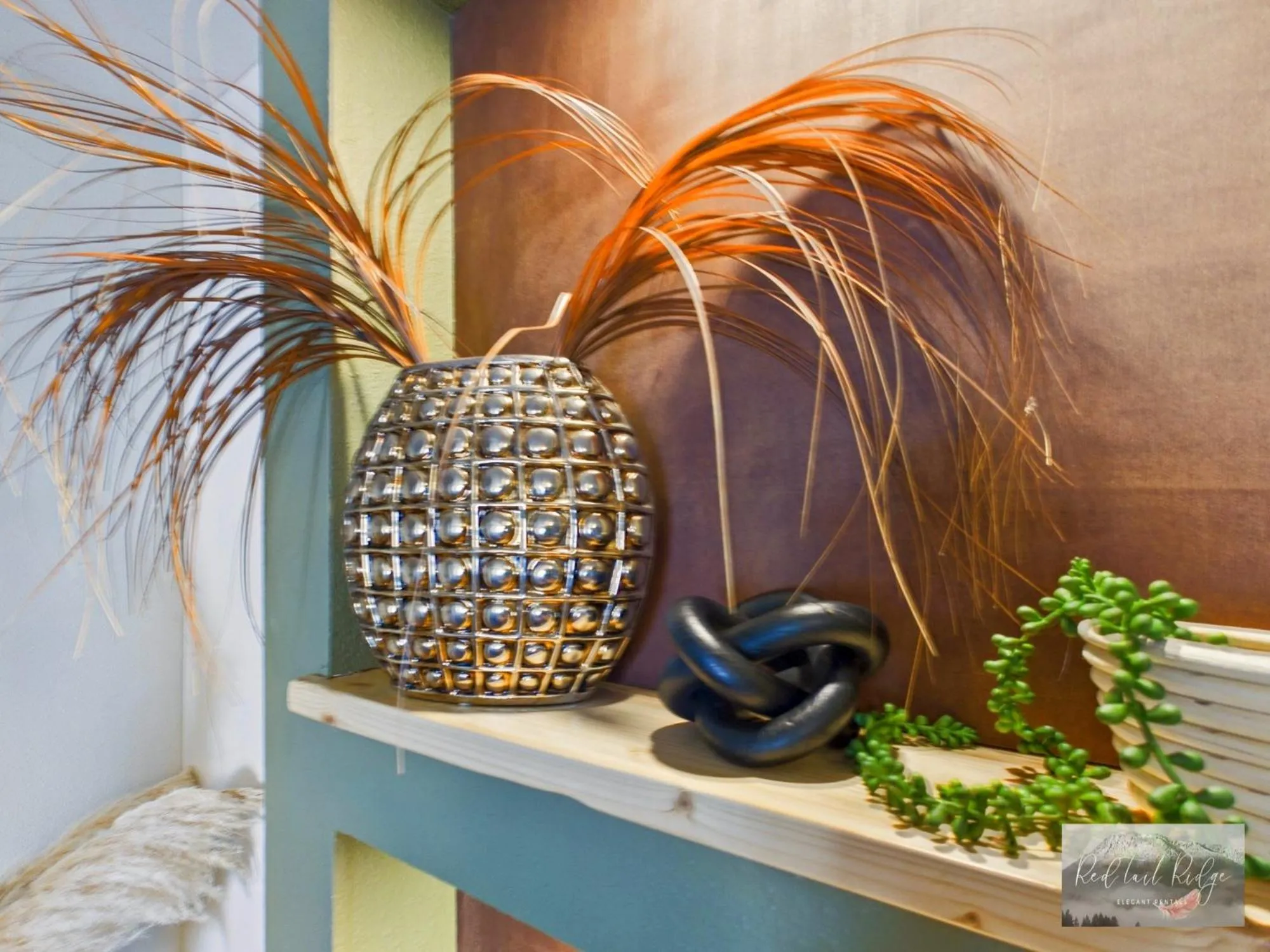 Decorative detail in Beautiful Country Apartment, AC, Pickleball, Billiards, Playground, Gardens