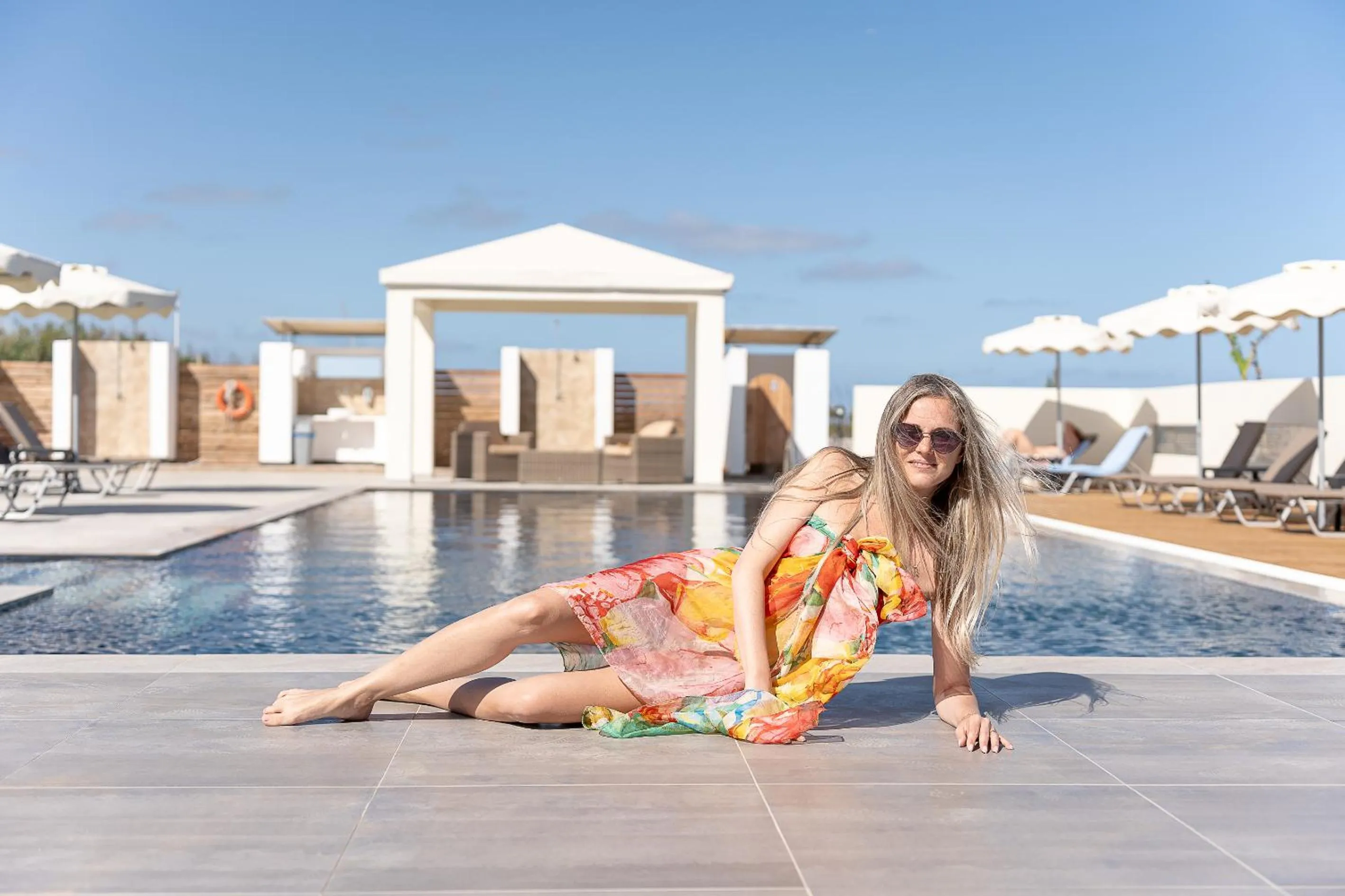 Swimming pool in Viva Tourismo Resort (naturist club)