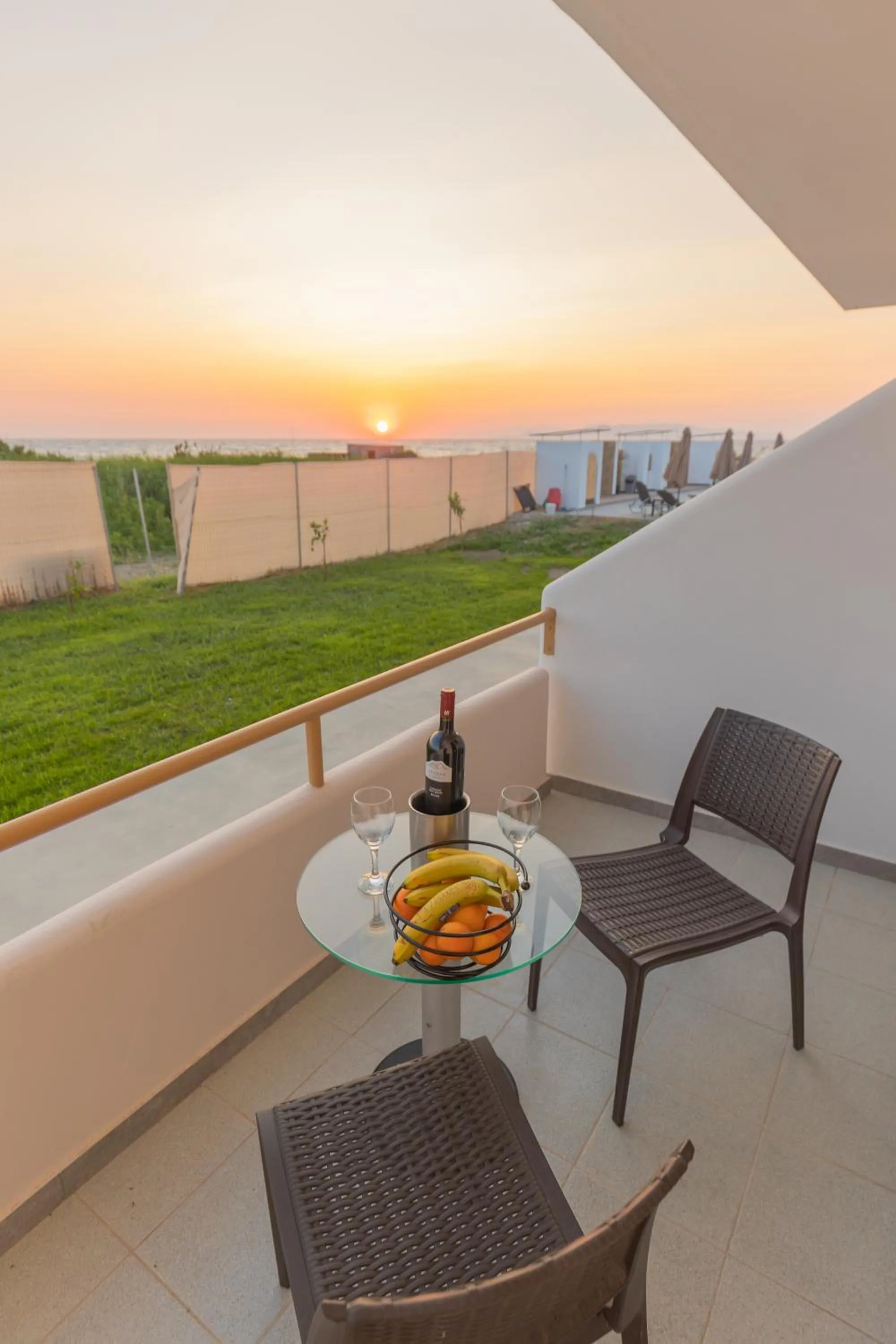 Sunset in Viva Tourismo Resort (naturist club)