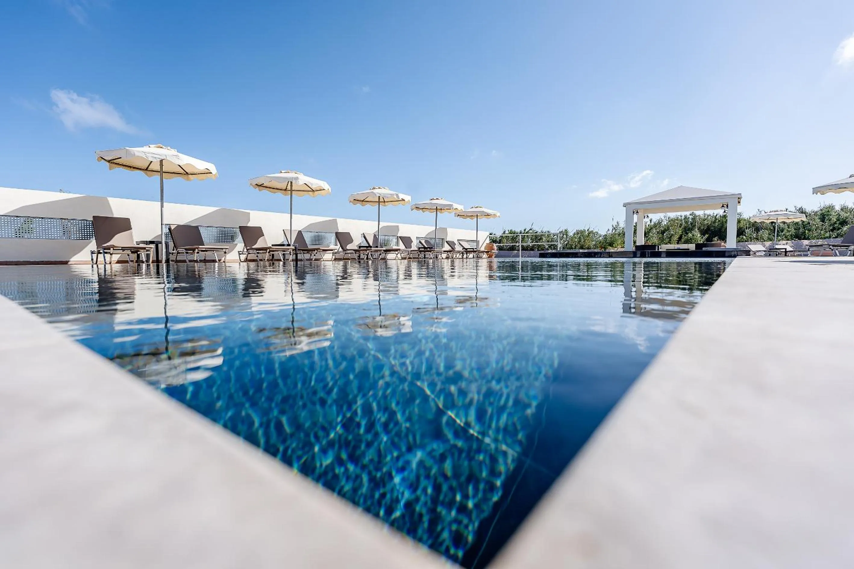 Pool view in Viva Tourismo Resort (naturist club)