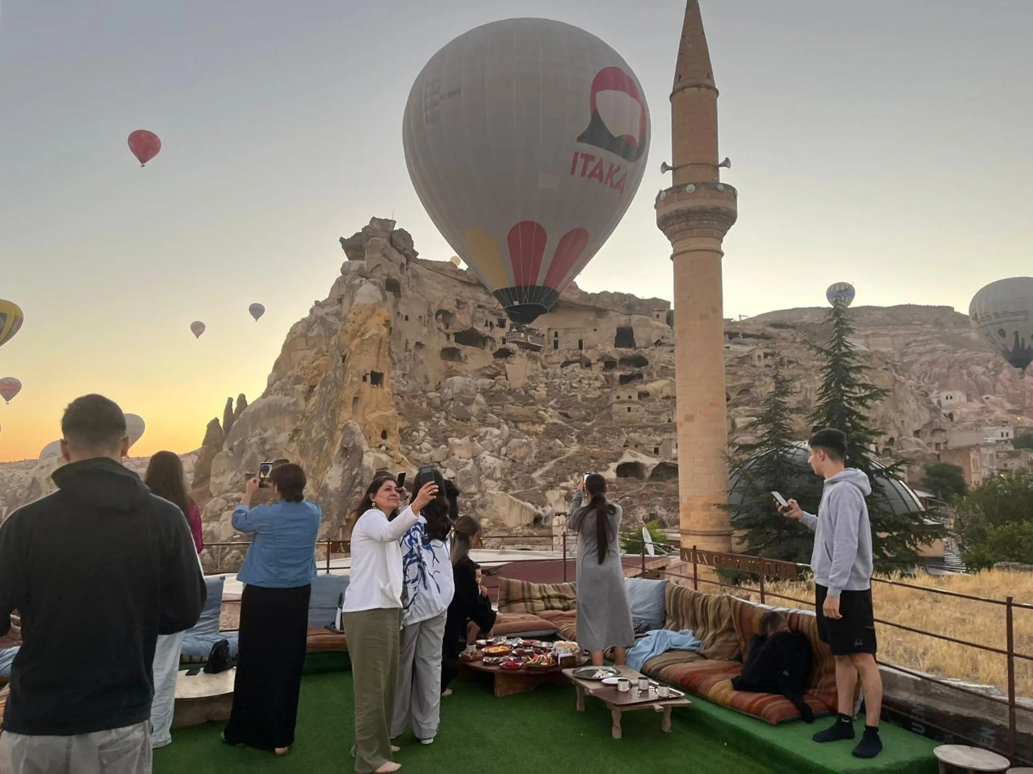 Balcony/Terrace in Atax Cave House