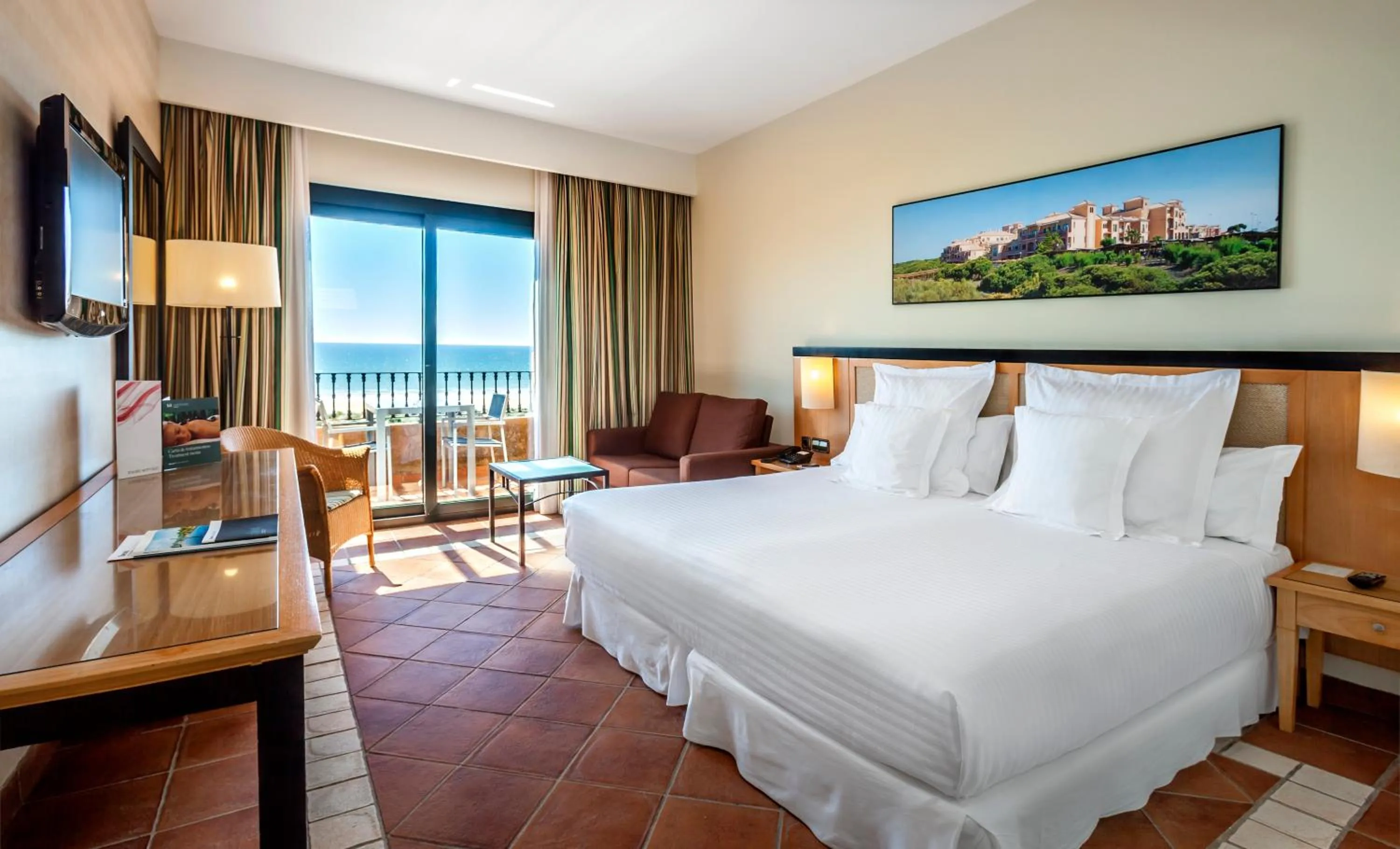 Decorative detail, Bed in Barceló Punta Umbría Mar