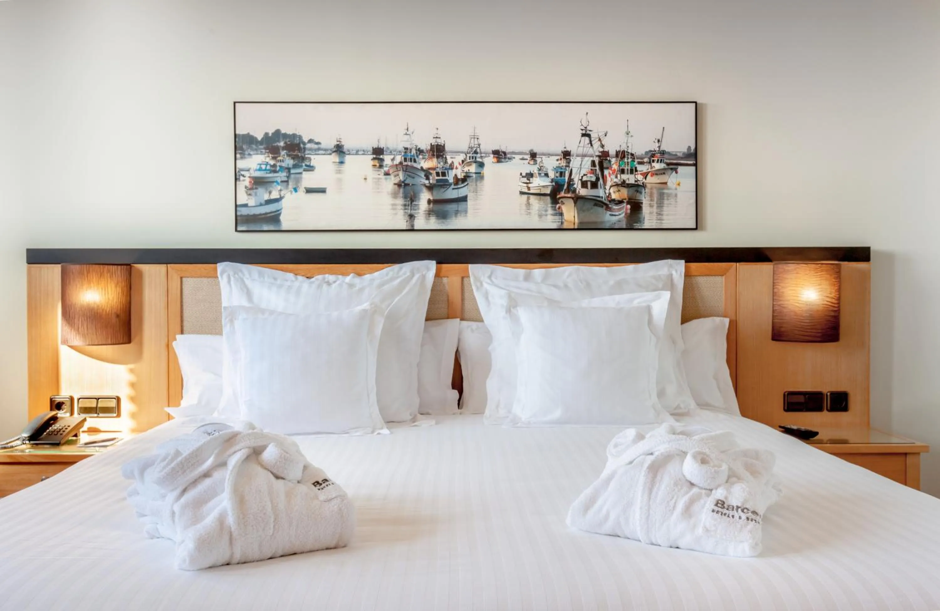 Decorative detail, Bed in Barceló Punta Umbría Mar