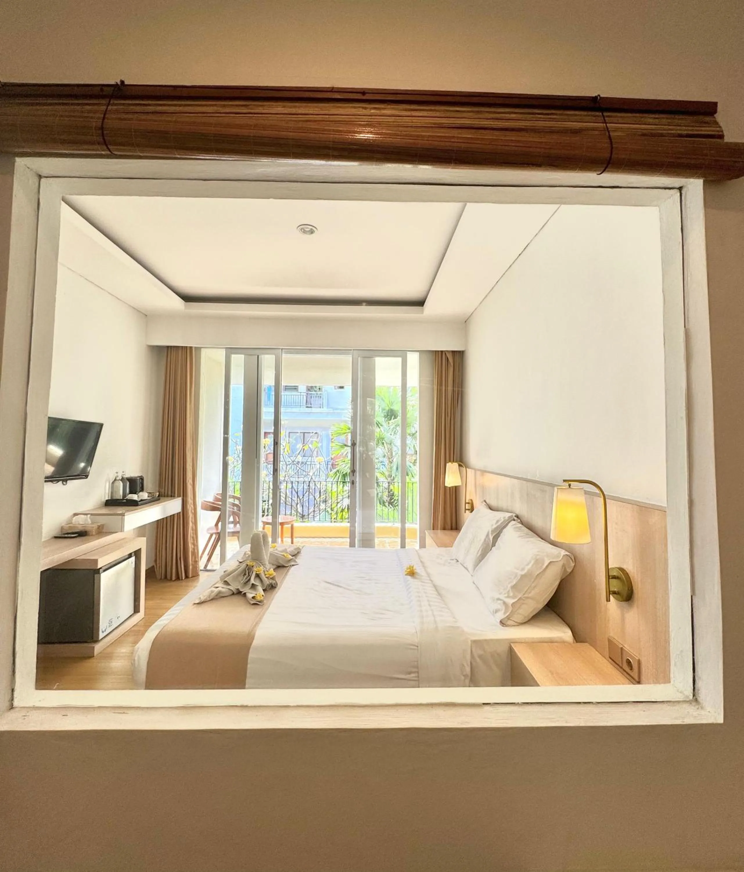 Bedroom, Bed in The Hita Apartement