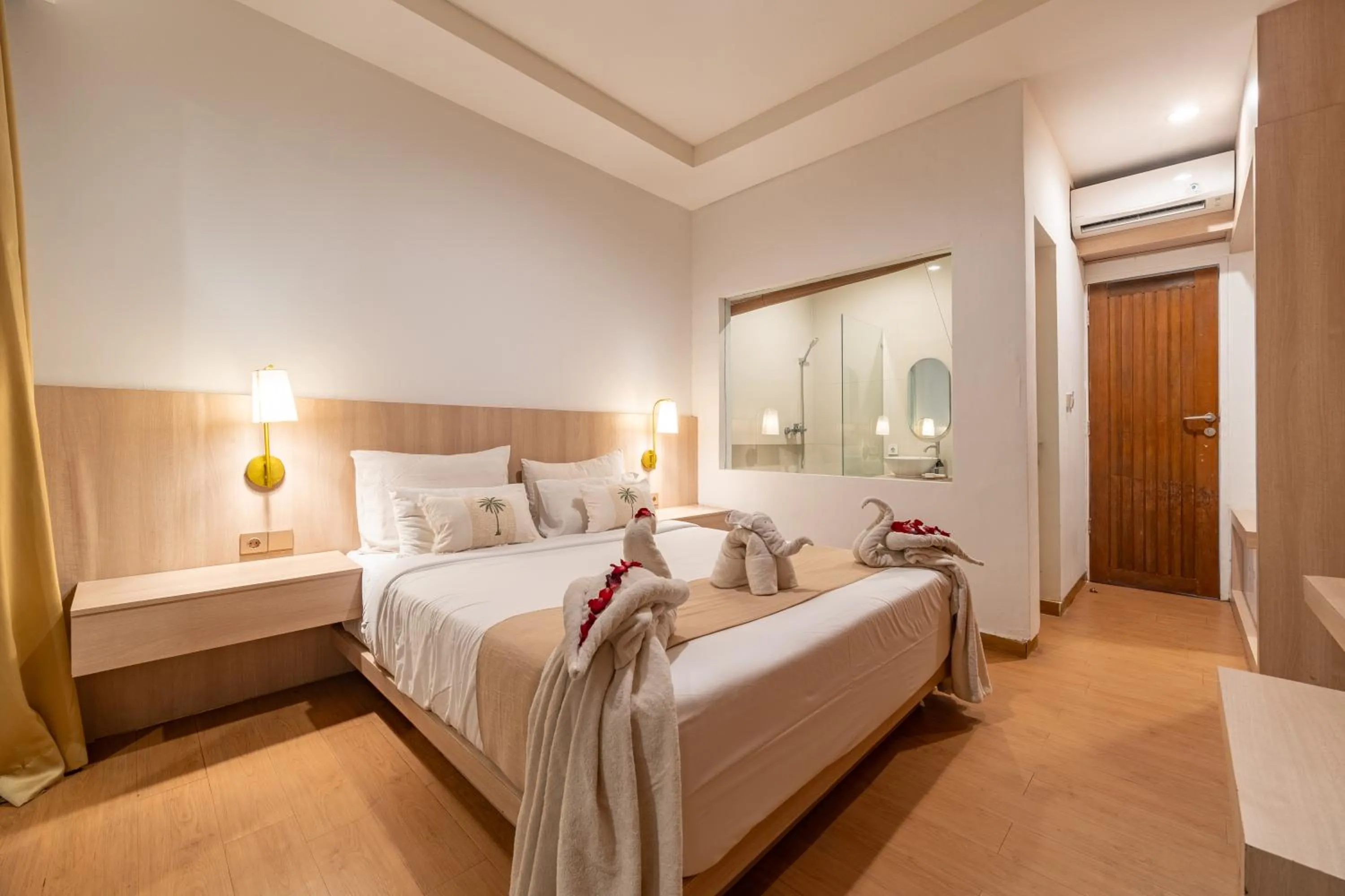 Bedroom, Bed in The Hita Apartement