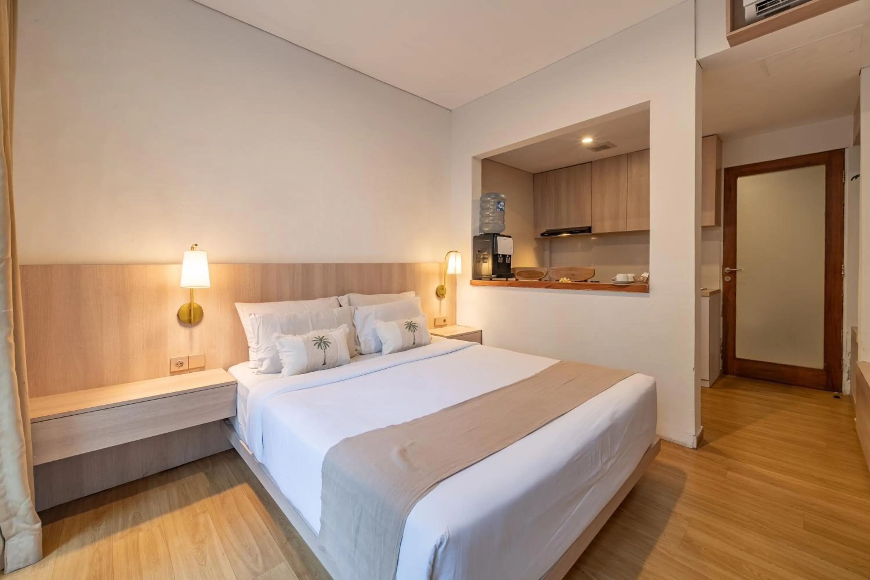 Bed in The Hita Apartement