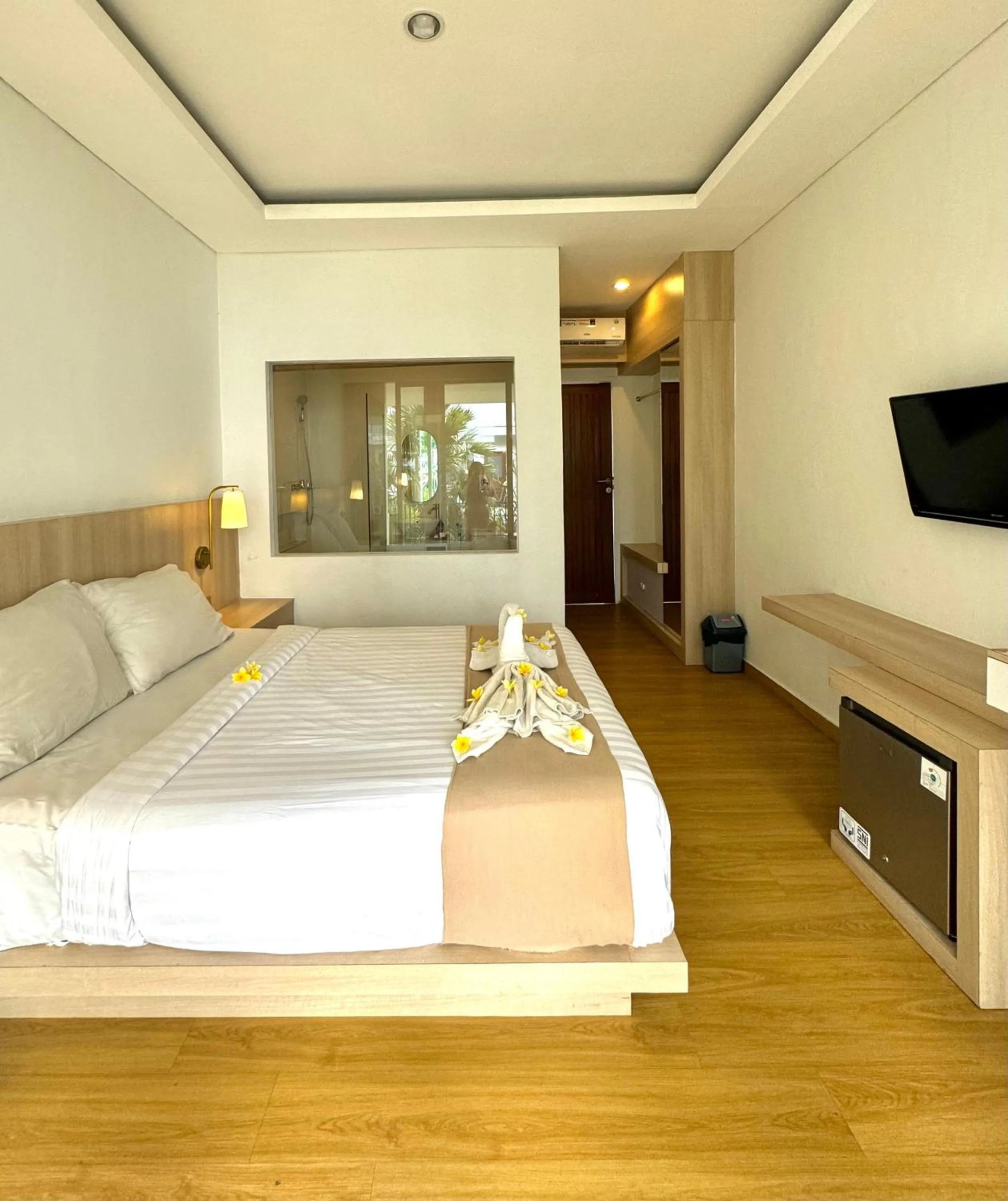 Bedroom, Bed in The Hita Apartement