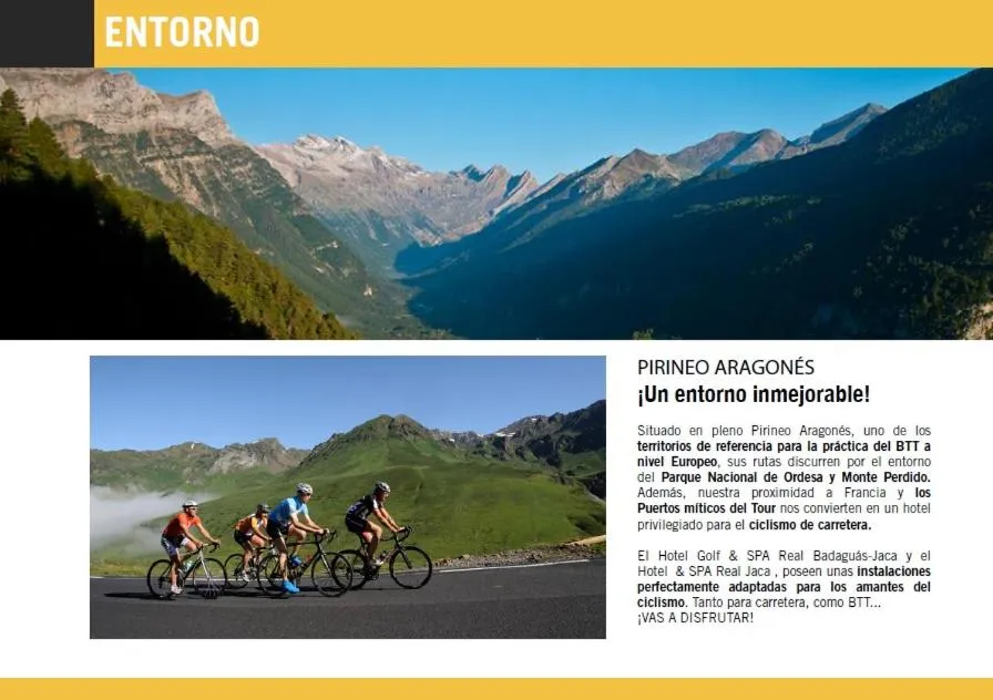 Cycling in Hotel & Spa Real Badaguás Jaca