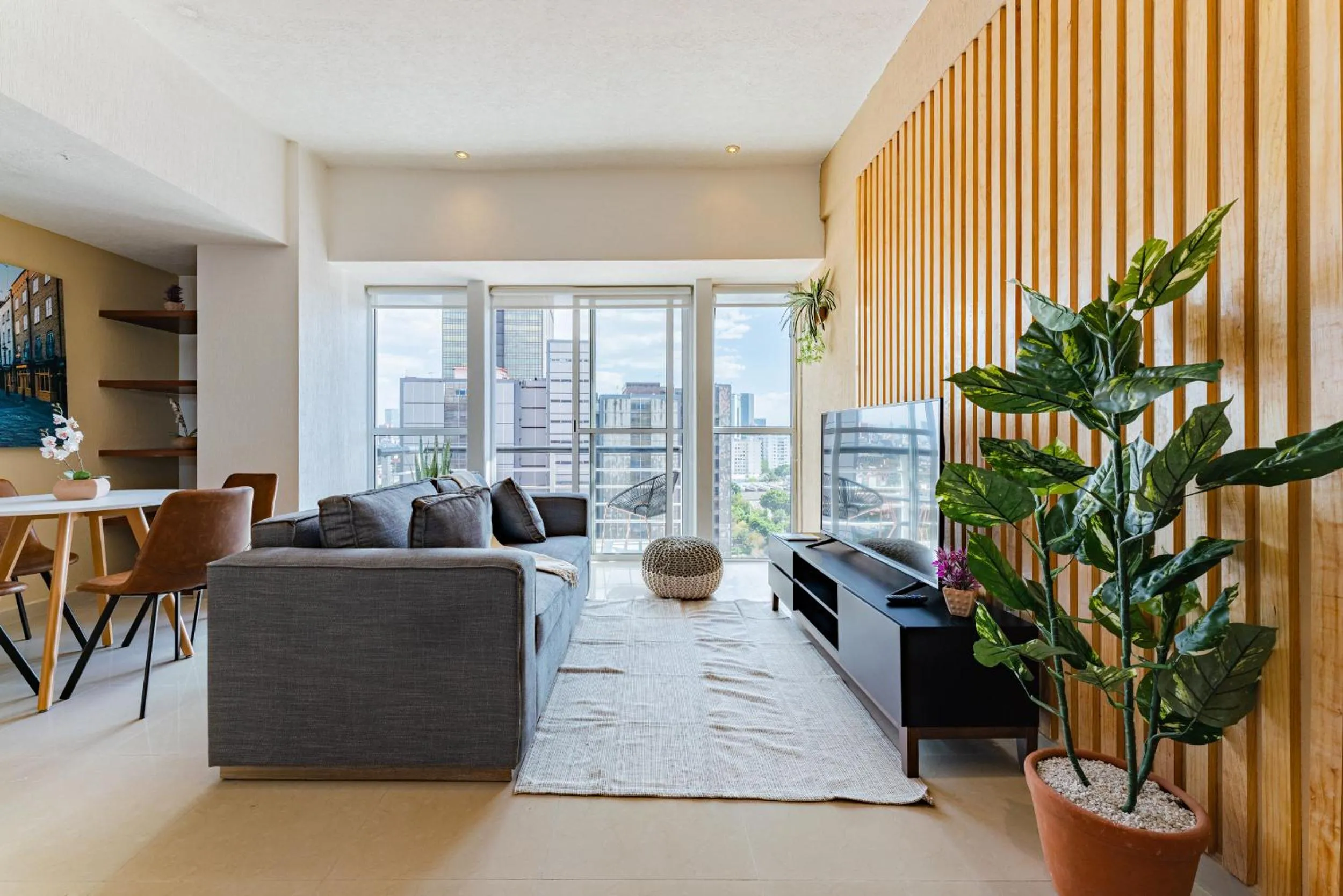 Living room in Anahuac Apartments by VH