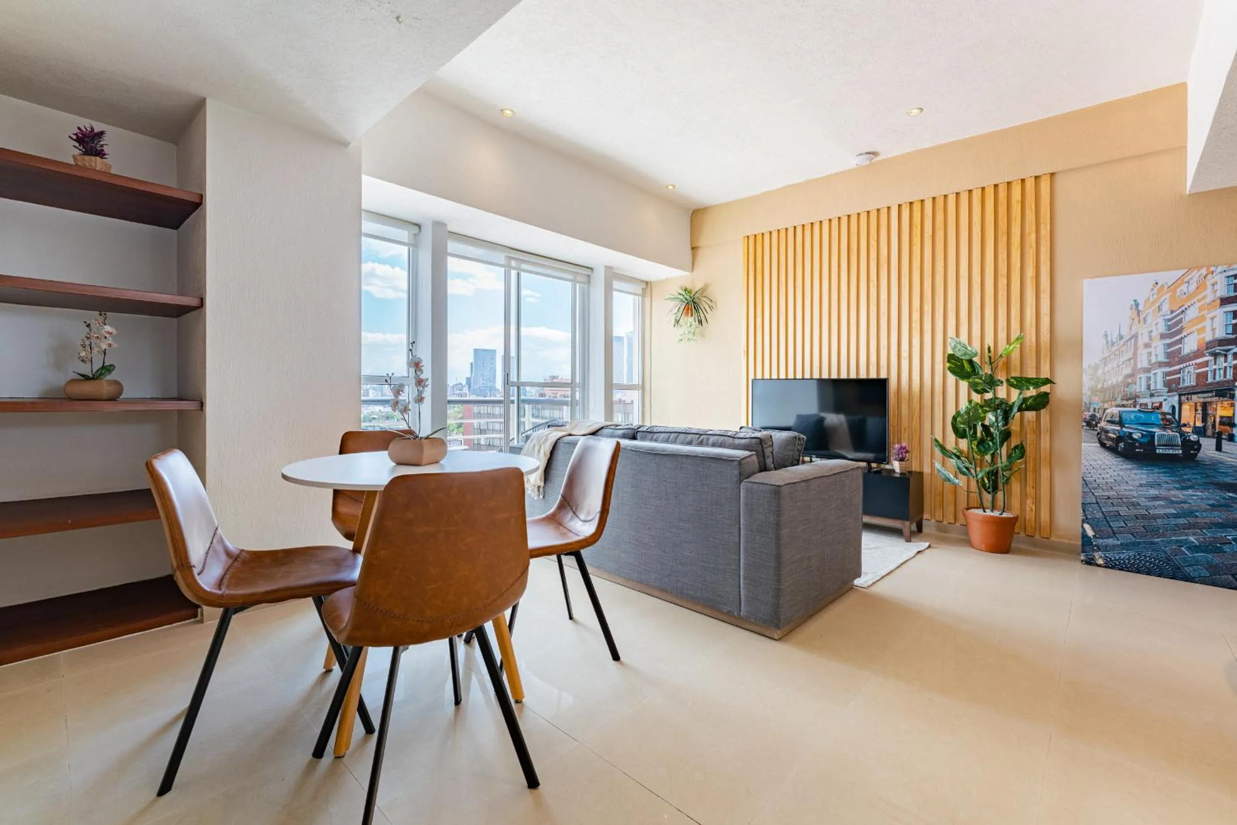 Living room in Anahuac Apartments by VH