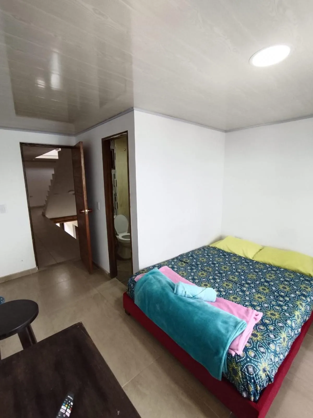 Bed in HOTEL TOTA ELISEO PLAYA BLANCA LAGO DE TOTA