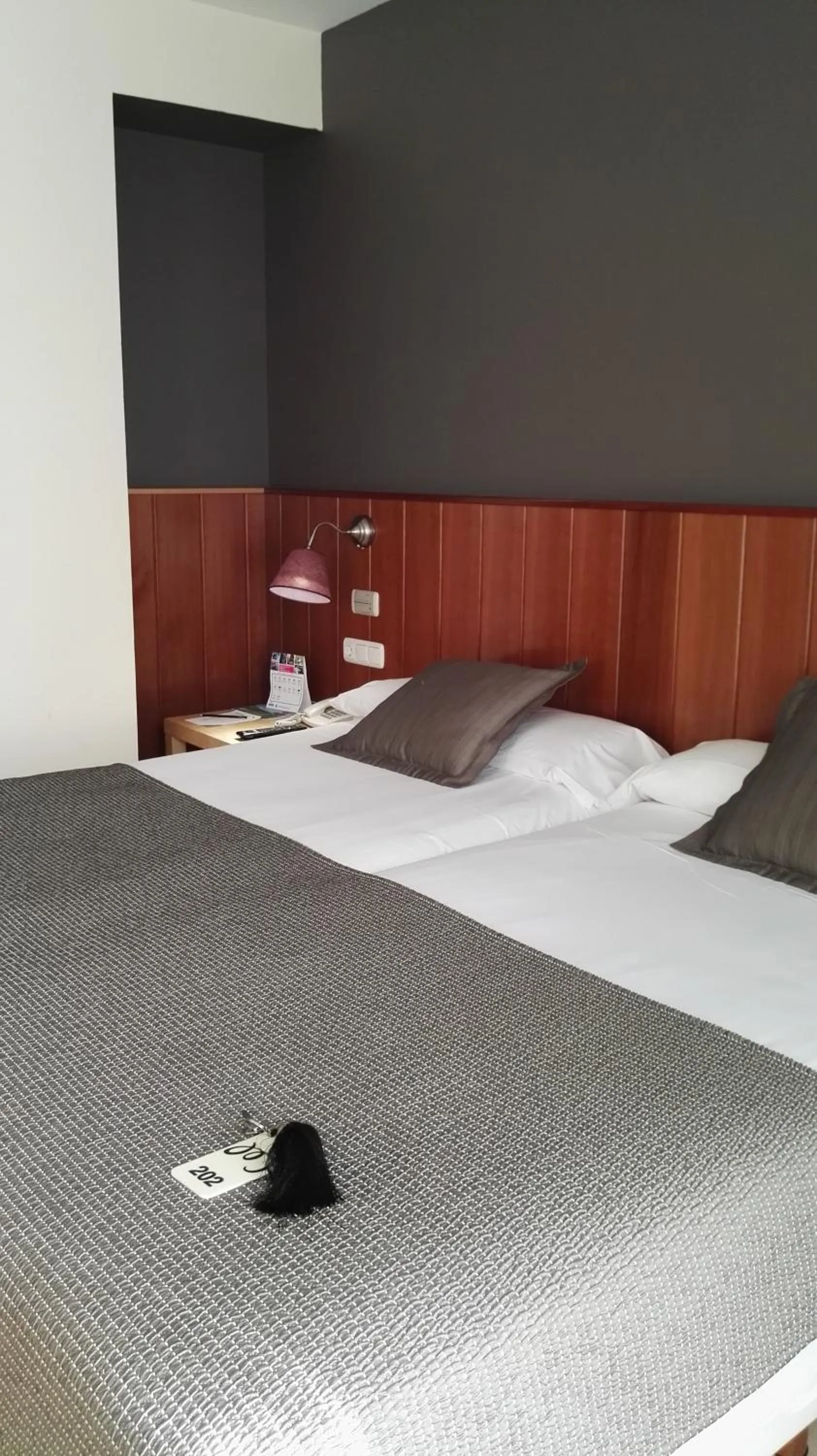 Bed in Hotel Iriguibel Huarte Pamplona