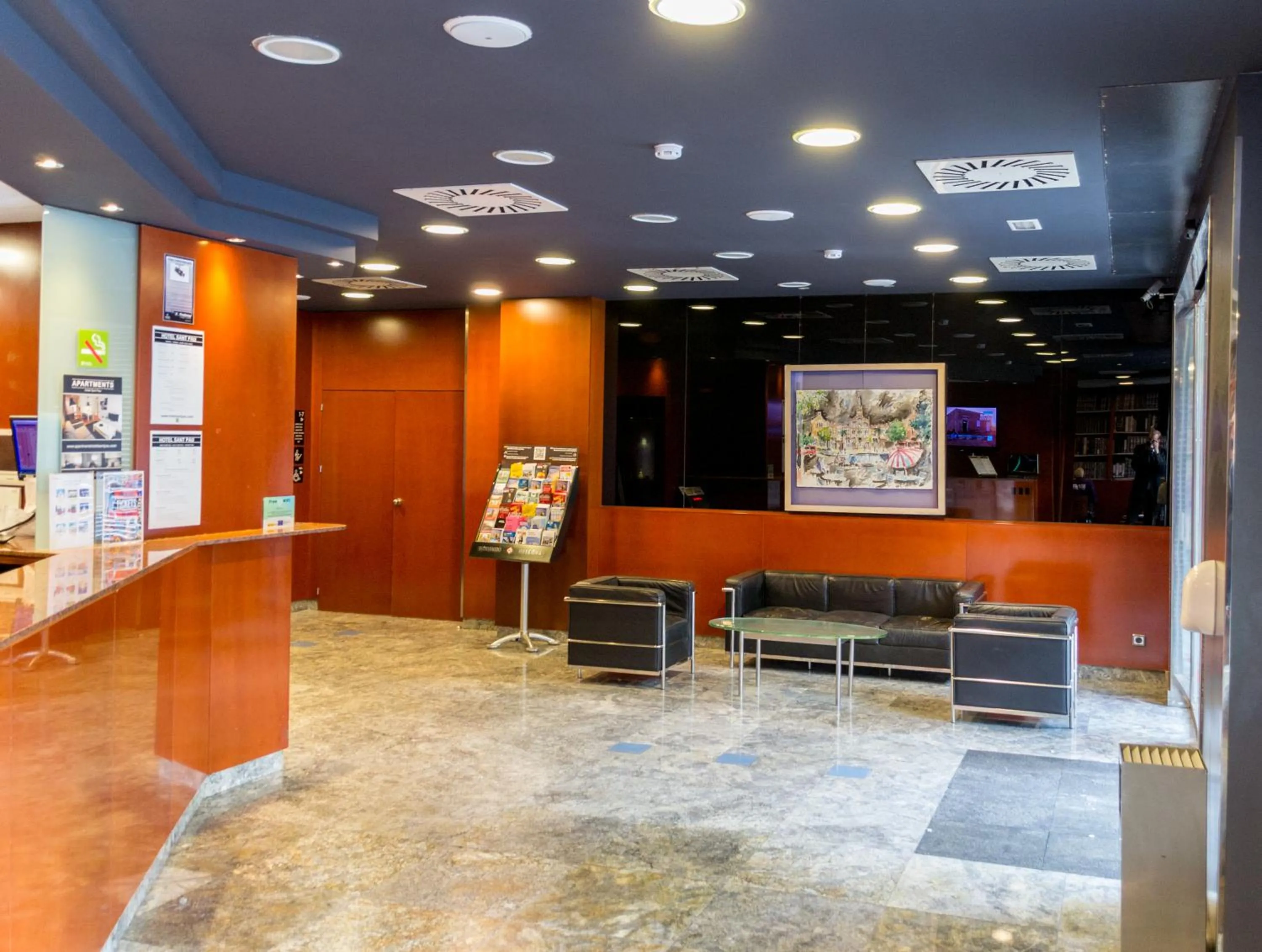 Lobby or reception in Hotel Sant Pau