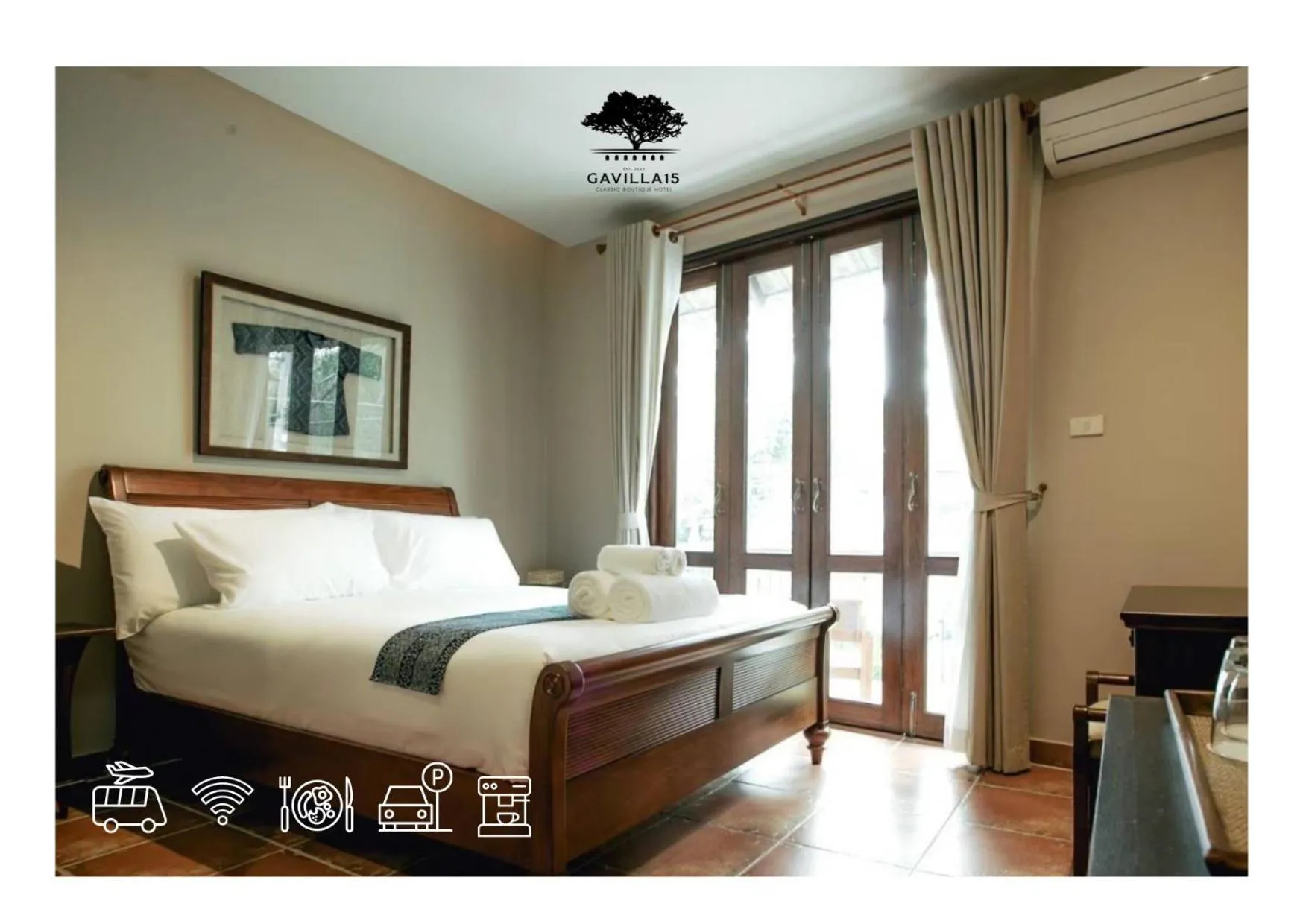 Bed in Gavill15 Classic Boutique House