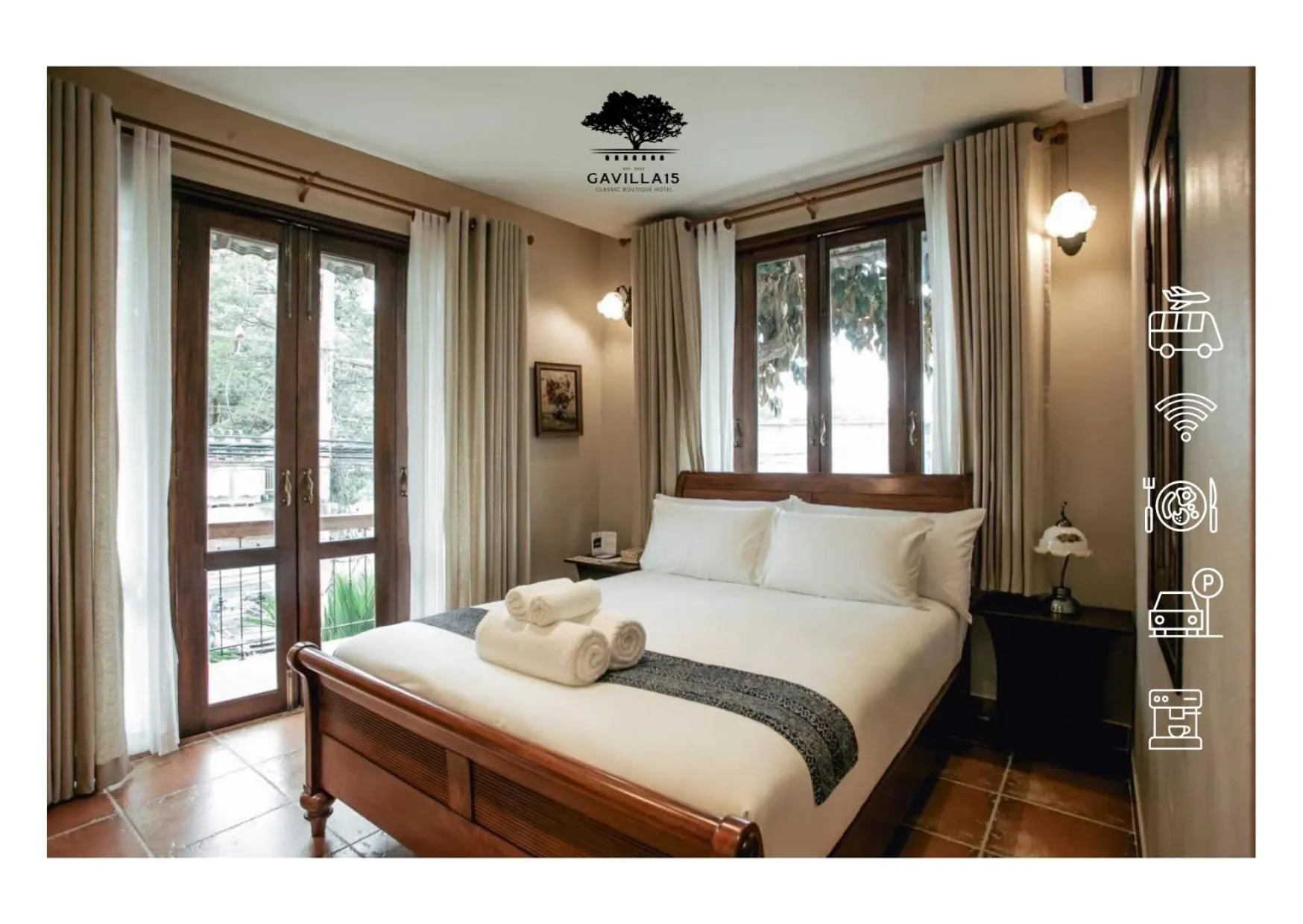 Bed in Gavill15 Classic Boutique House