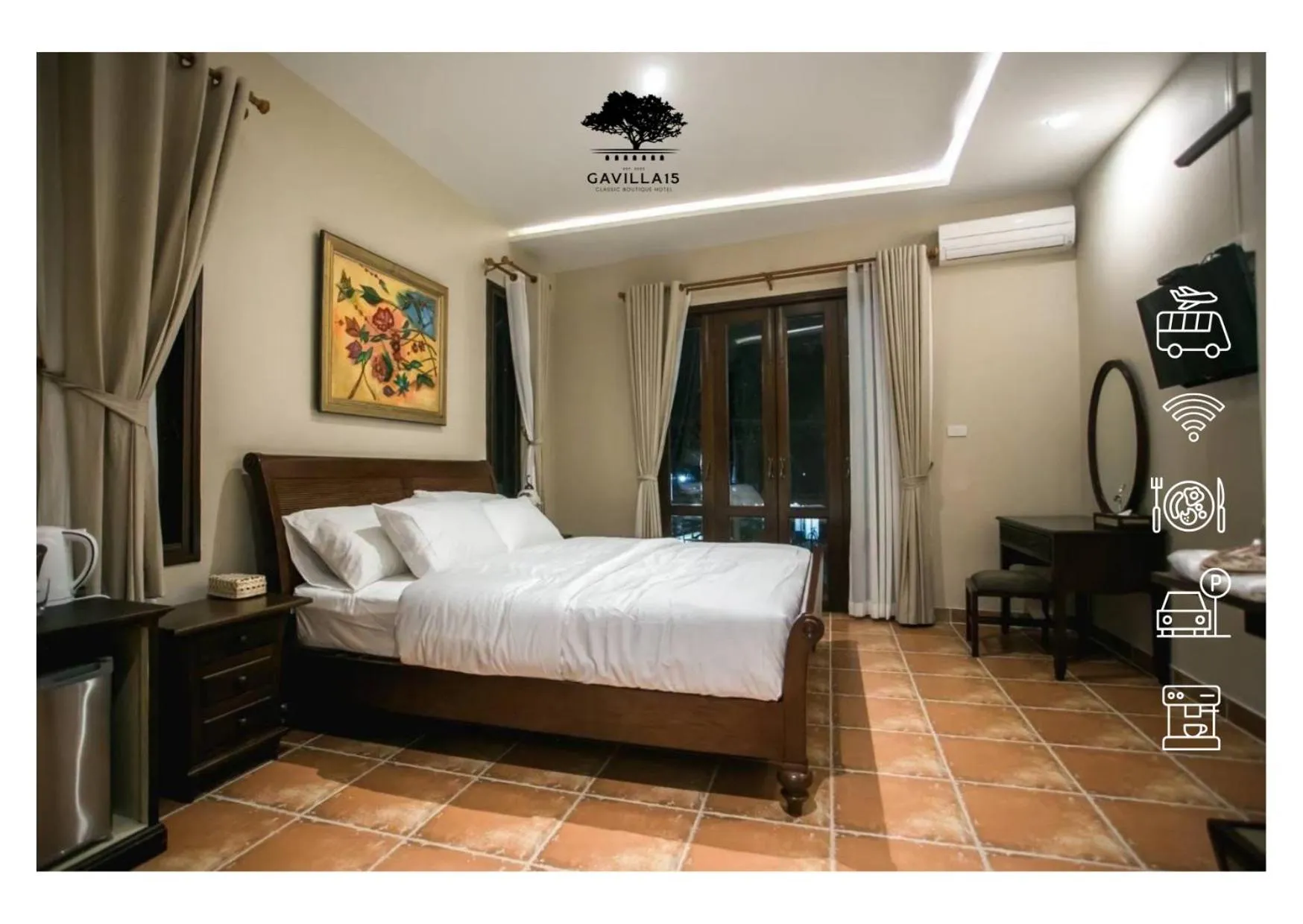 Bed in Gavill15 Classic Boutique House