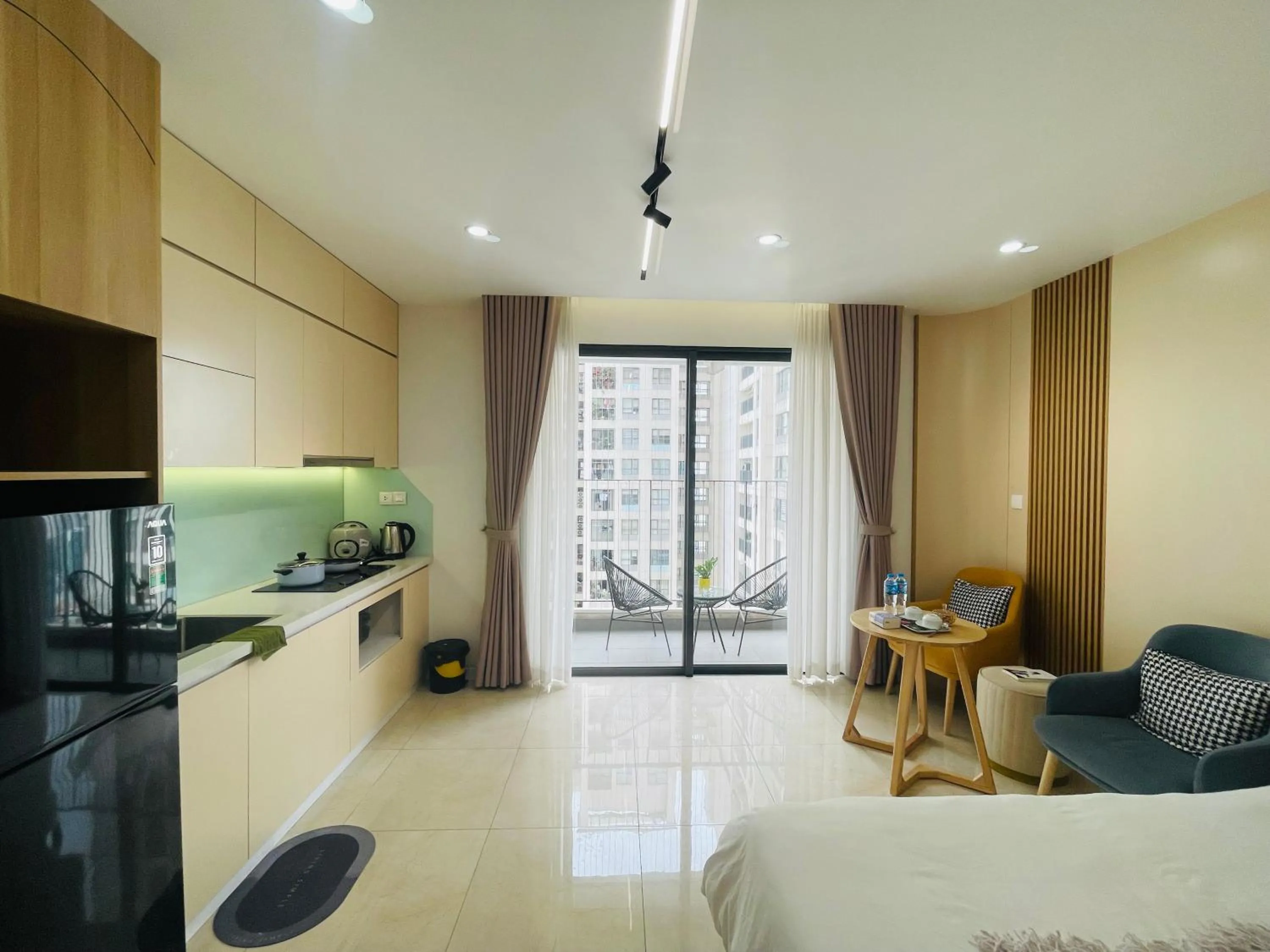 Photo of the whole room, Bed in Vinhomes Dcapitale - Studio