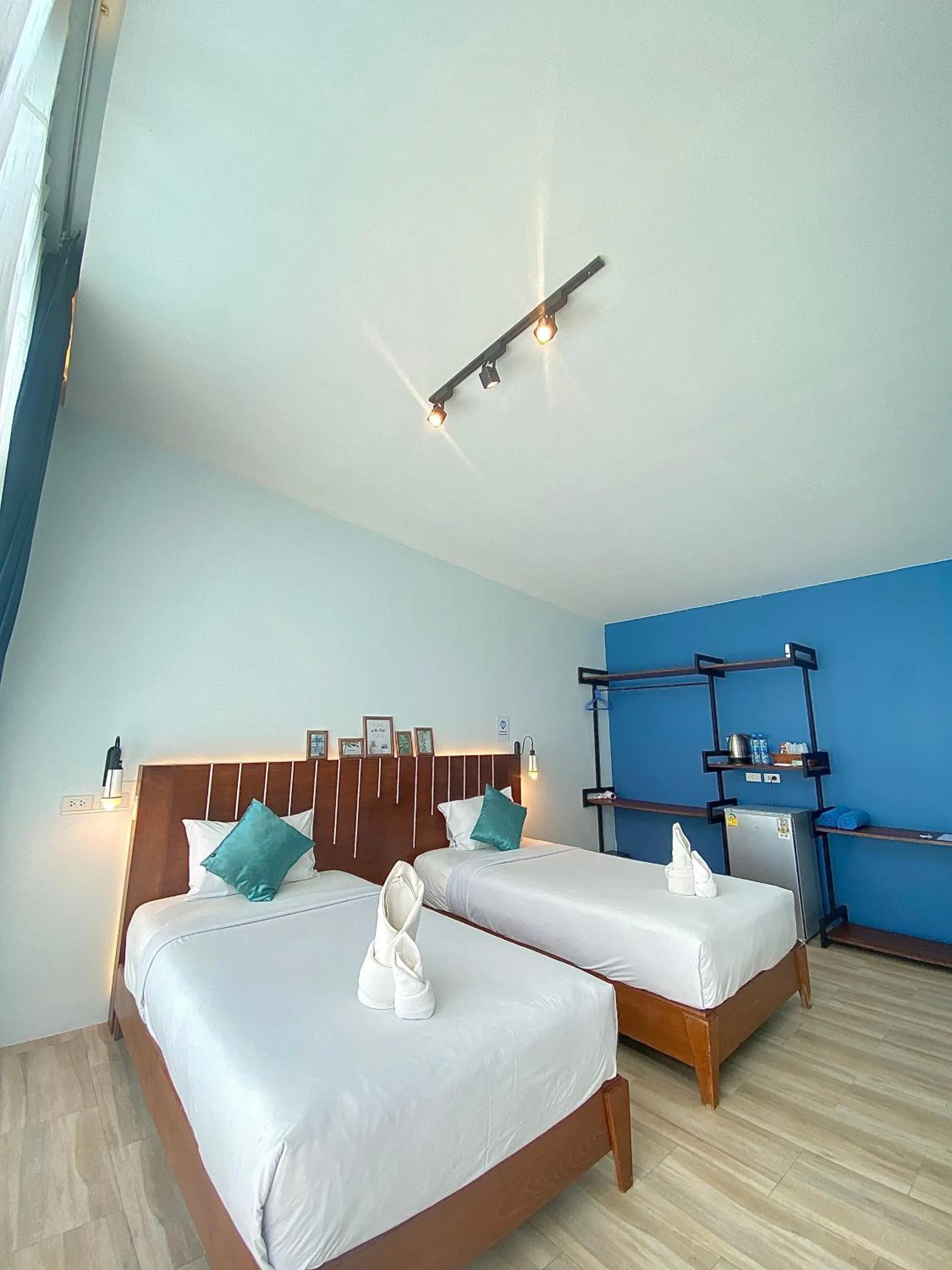 Bedroom, Bed in Blue Ba You Resort