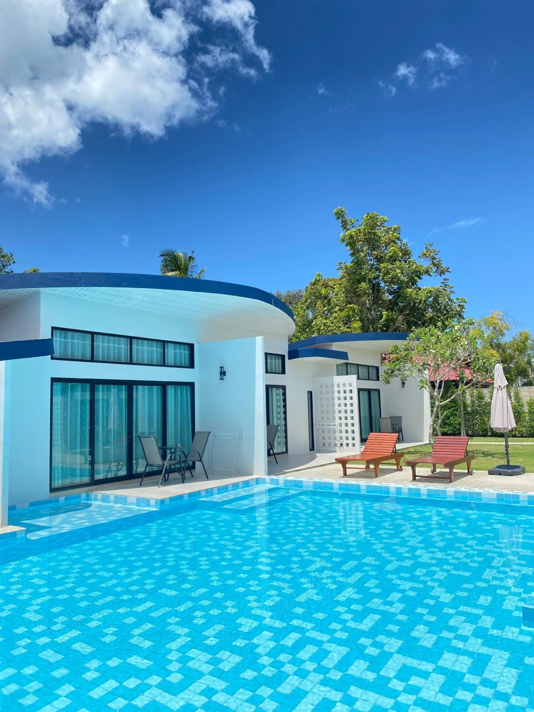 Pool view in Blue Ba You Resort