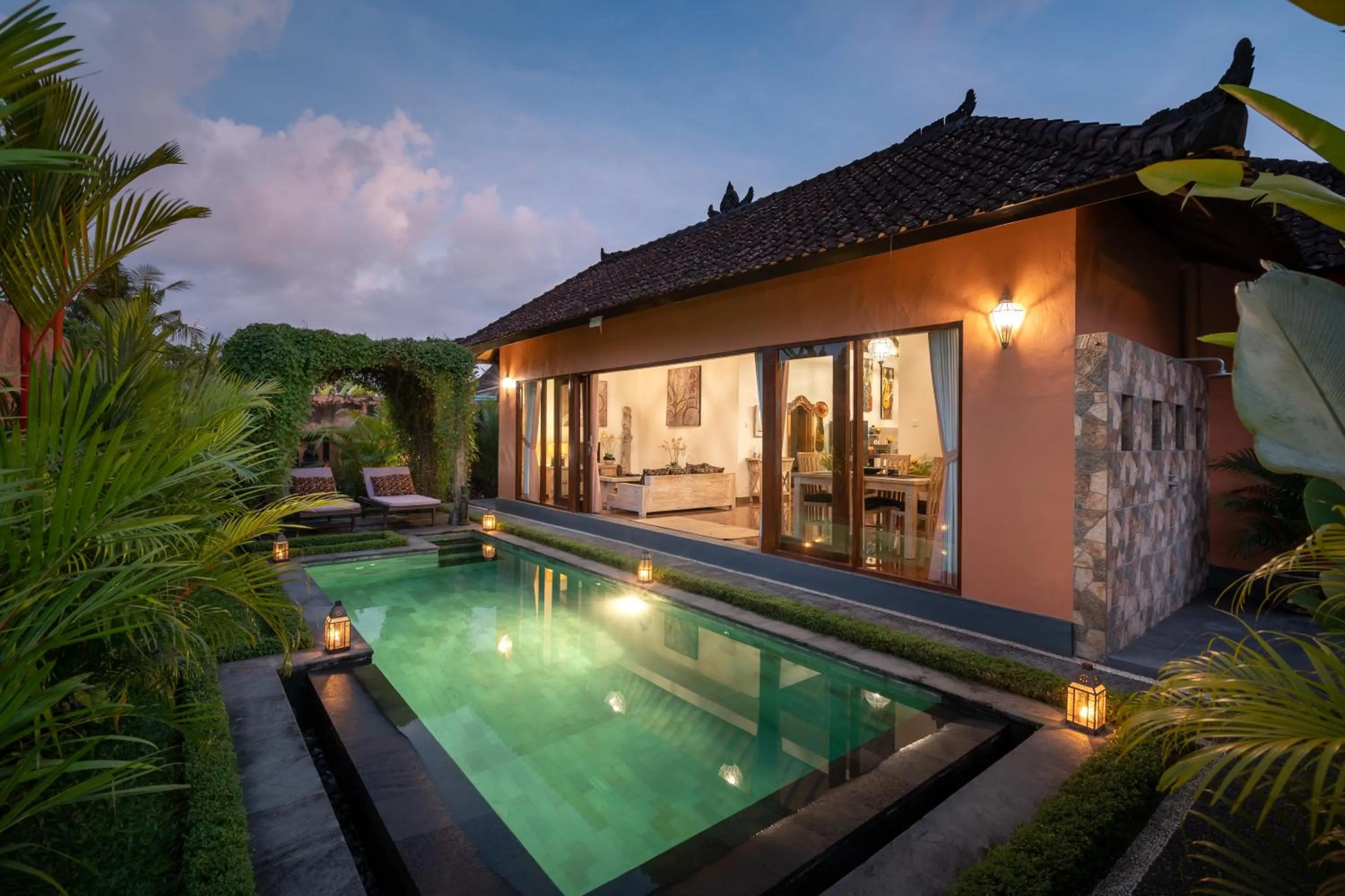 Property building in Genie Private Villa by Travellink Bali