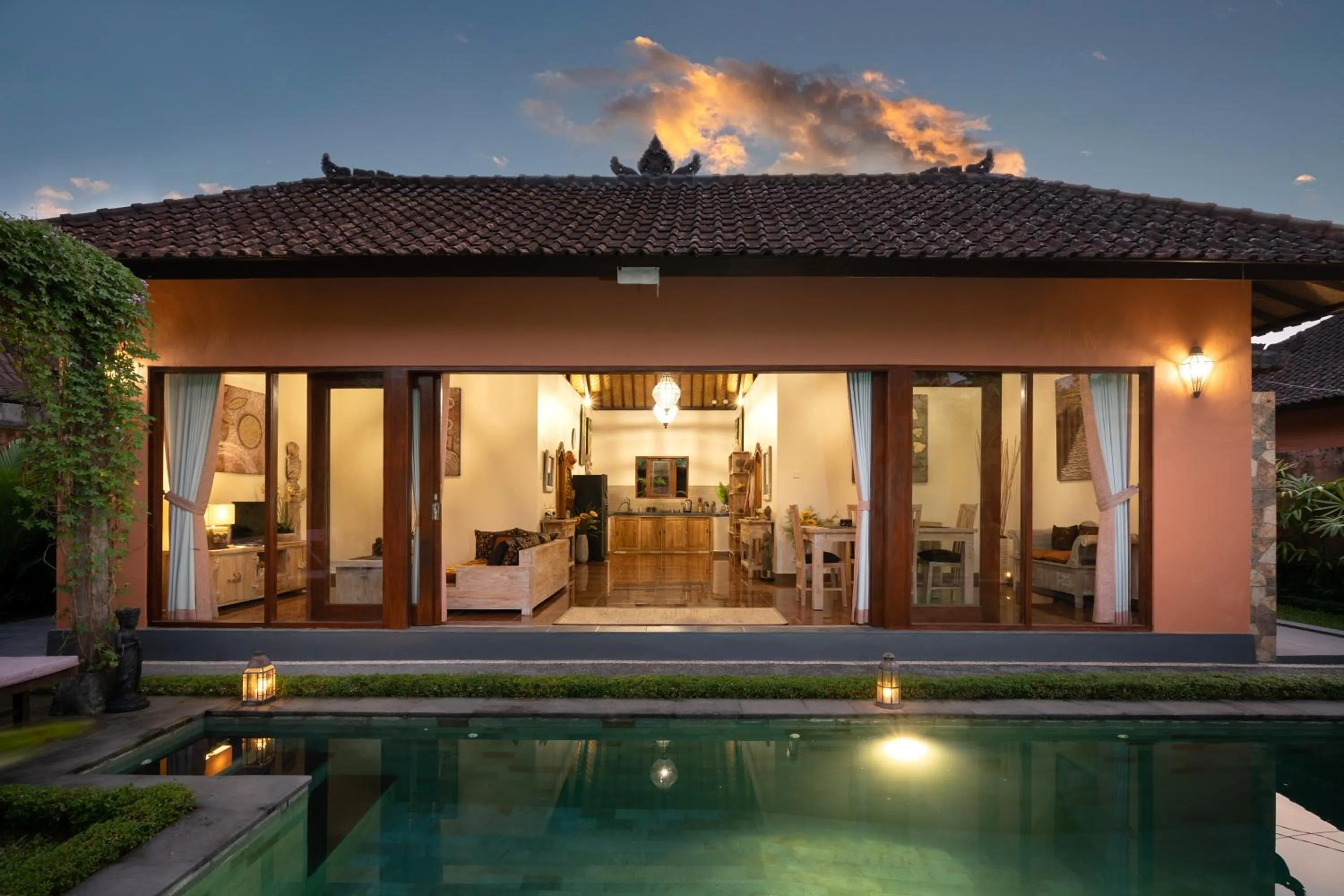 Property building in Genie Private Villa by Travellink Bali