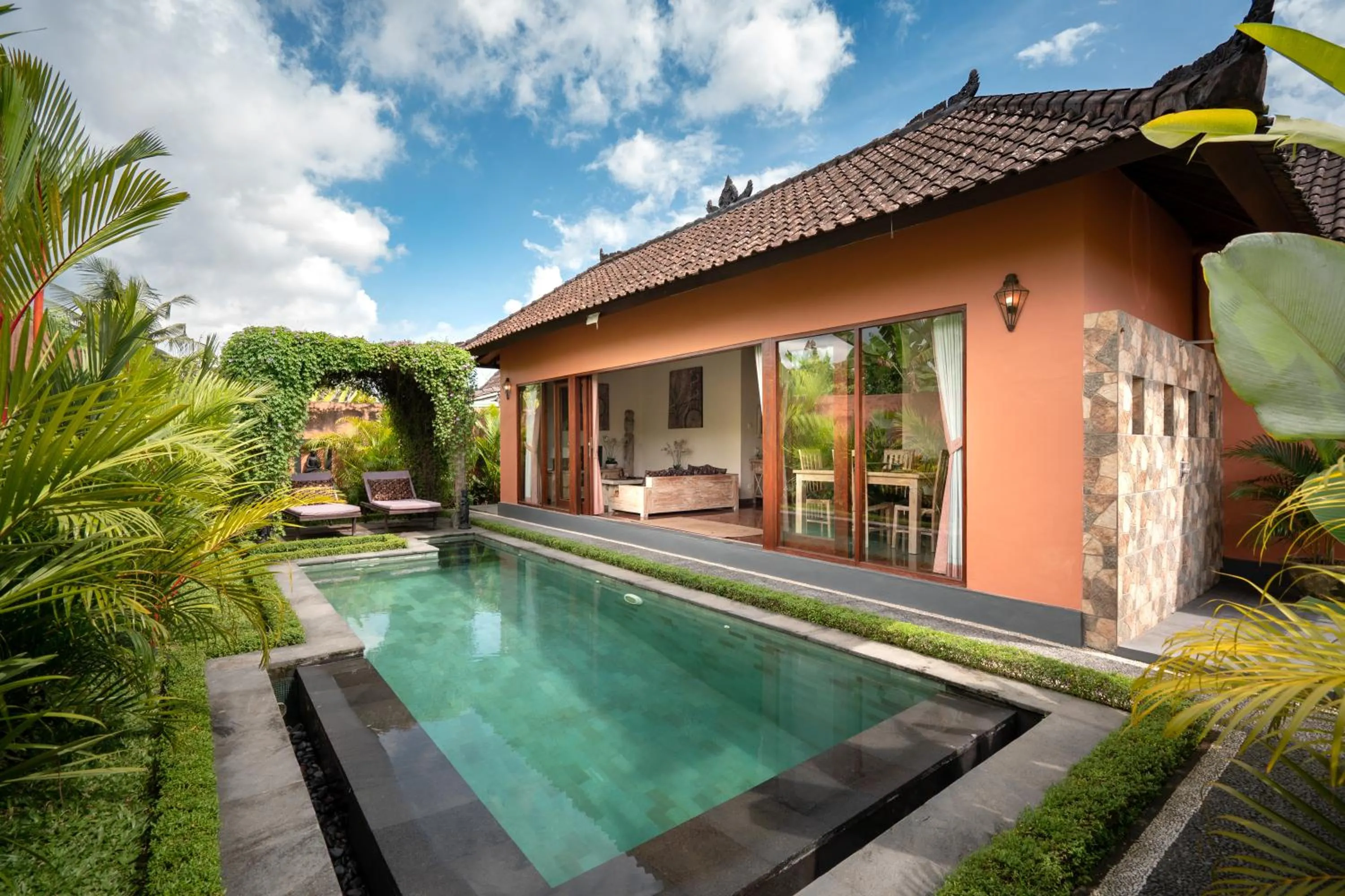 Property building in Genie Private Villa by Travellink Bali