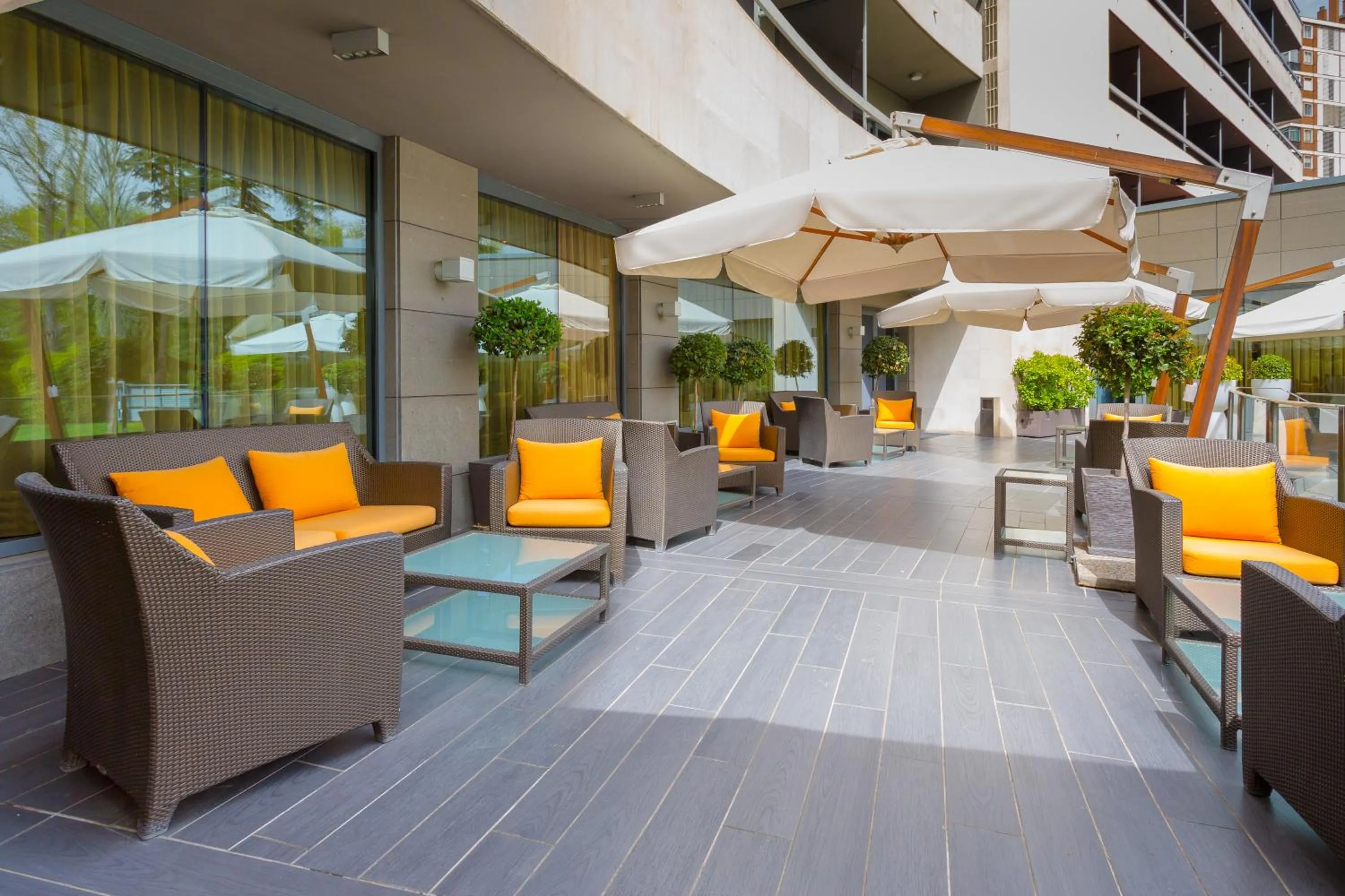 Balcony/Terrace in Eurostars Monte Real