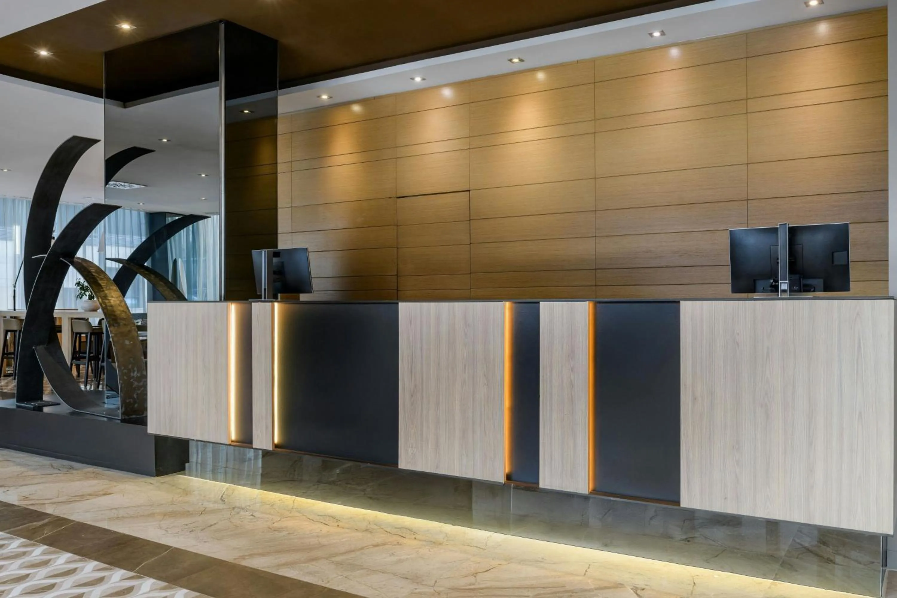 Lobby or reception in AC Hotel Madrid Feria by Marriott