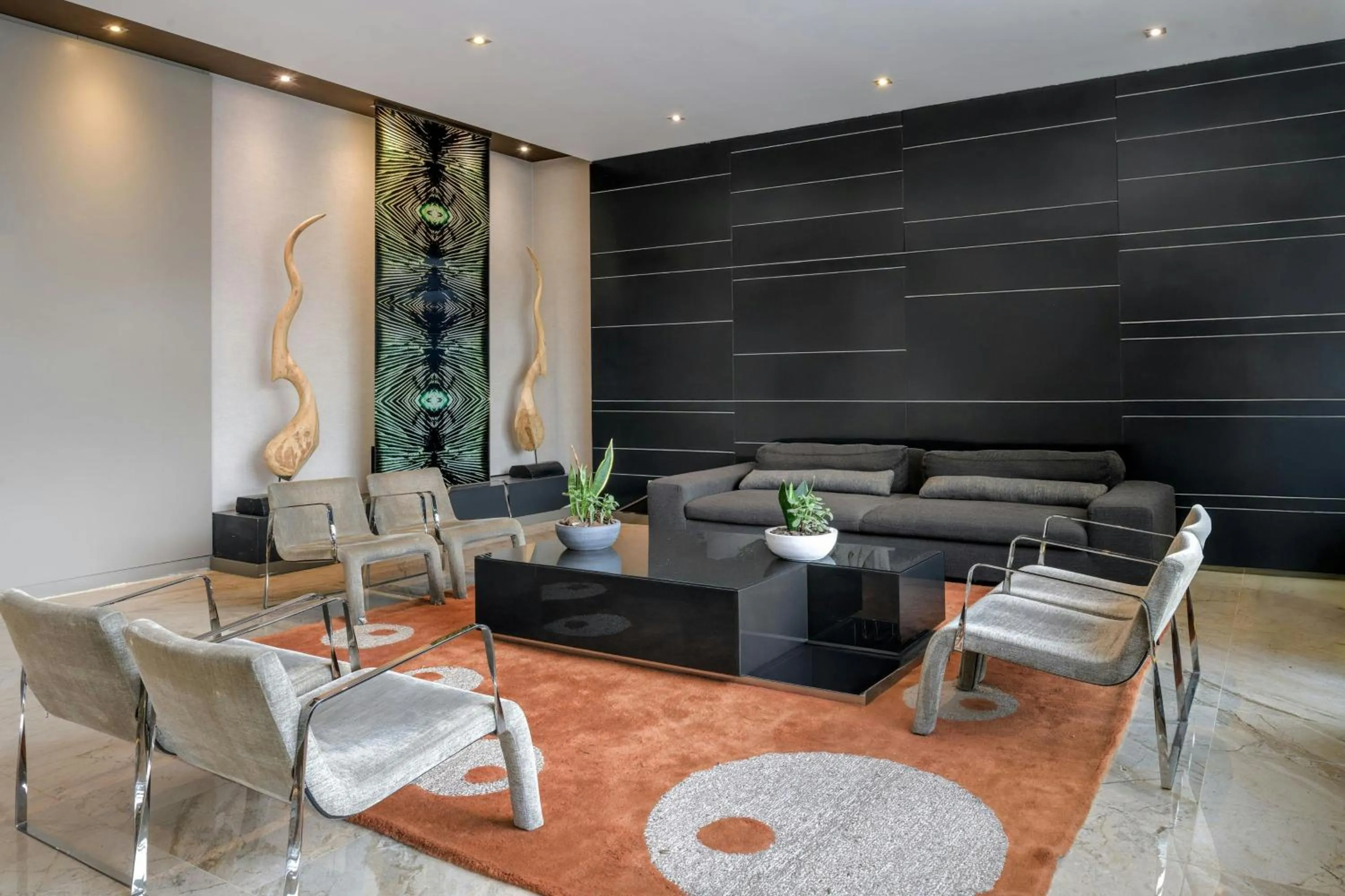 Lobby or reception in AC Hotel Madrid Feria by Marriott