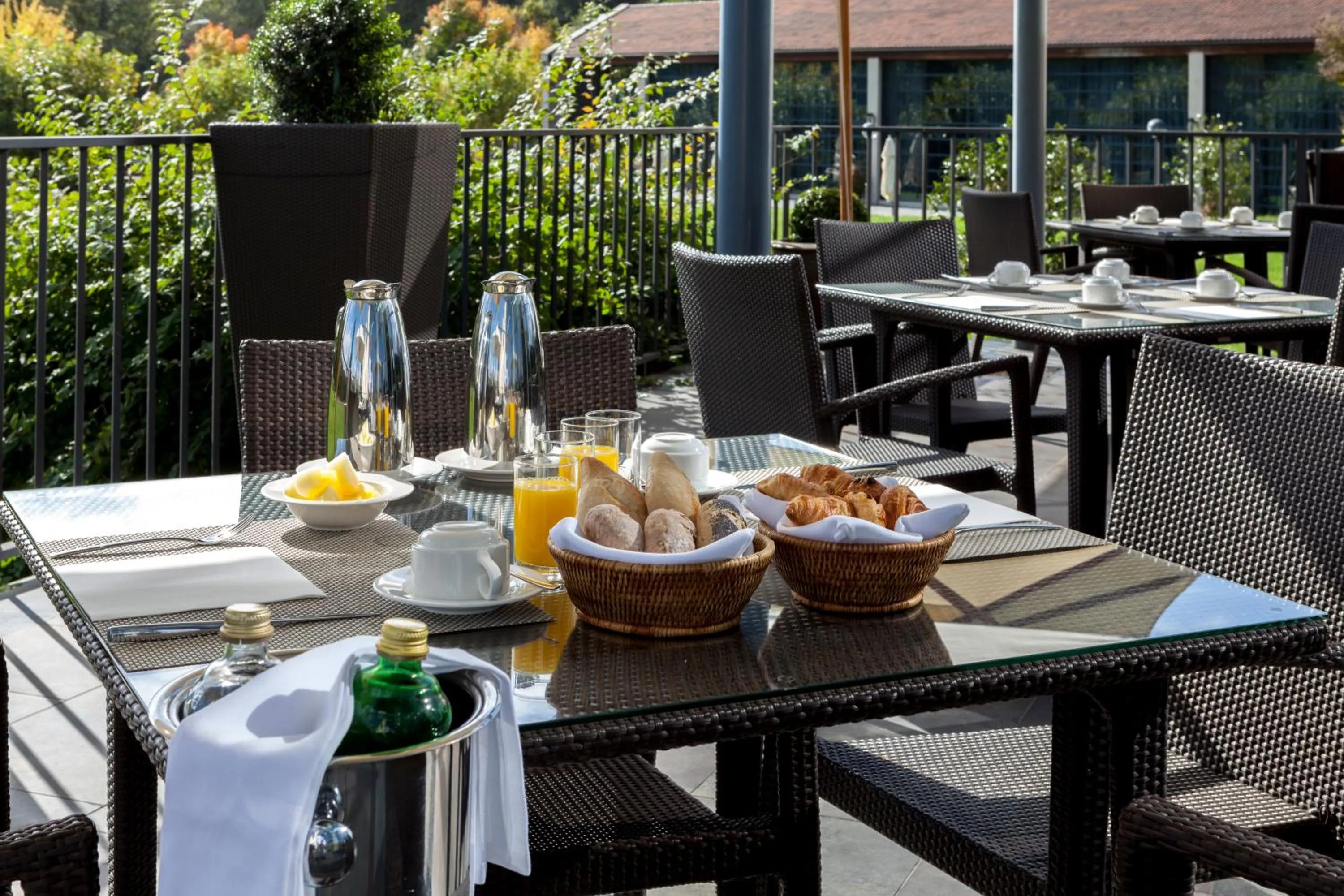 Balcony/Terrace in Eurostars Vila de Allariz Hotel Balneario